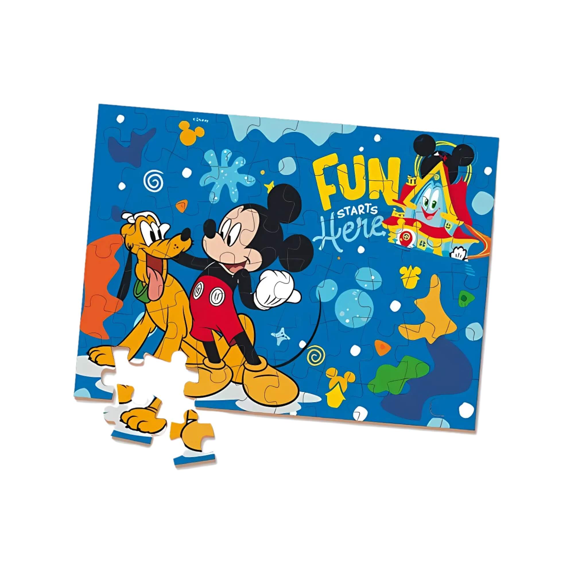 Quebra-Cabeça Mickey Club House Disney 60 peças Xalingo - 18998