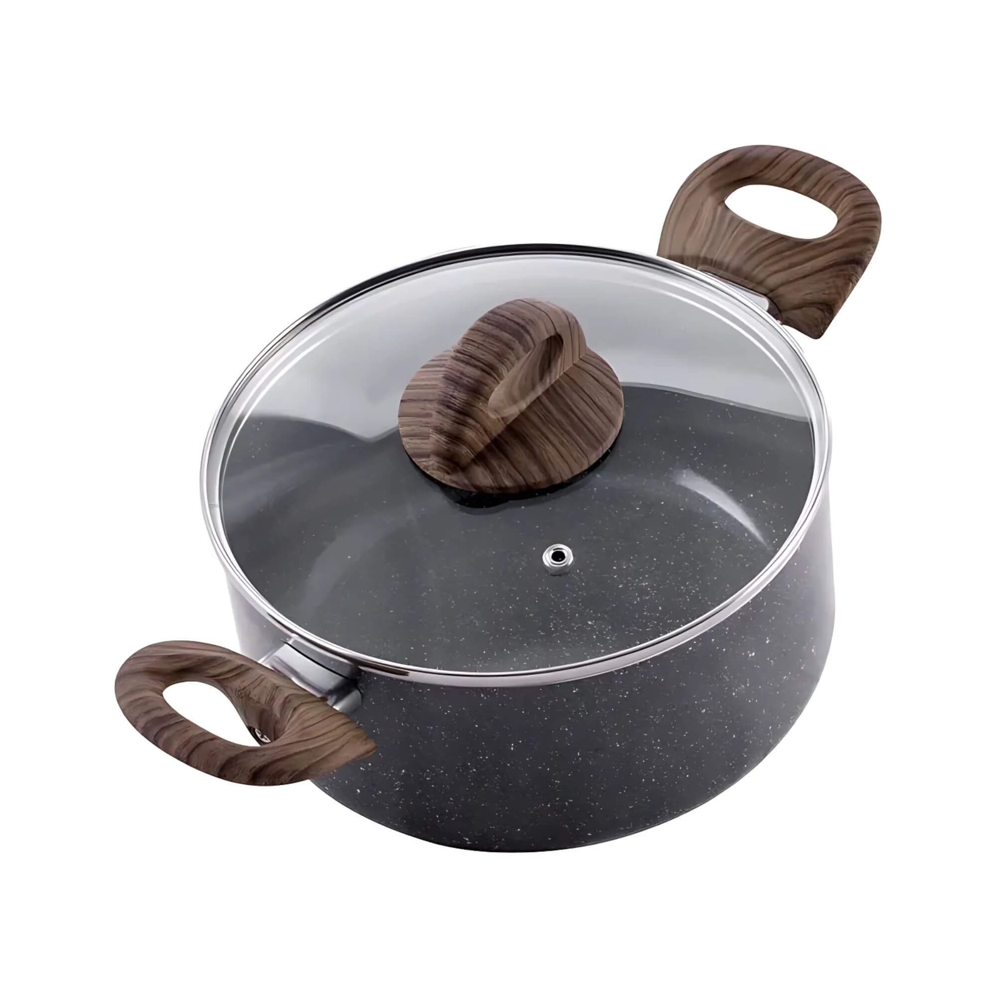 Jogo de Panelas Antiaderente Ceramic Life 5 Peças Smart Plus com Indução Granito Brinox - 4774/103