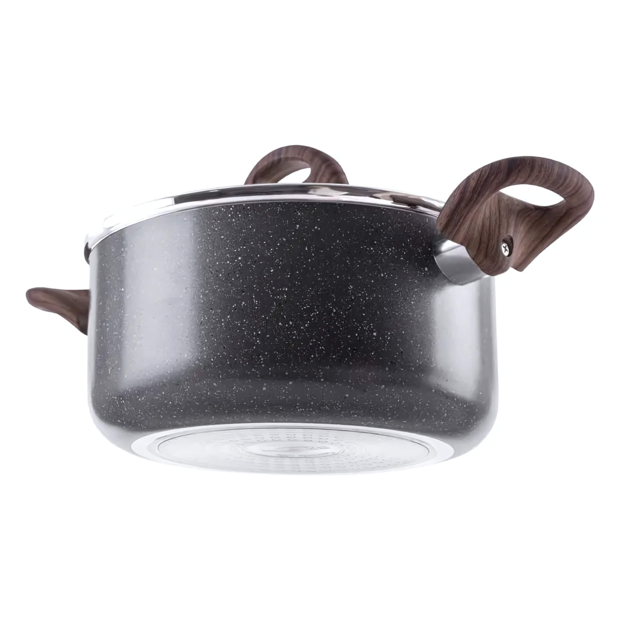 Jogo de Panelas Antiaderente Ceramic Life 5 Peças Smart Plus com Indução Granito Brinox - 4774/103