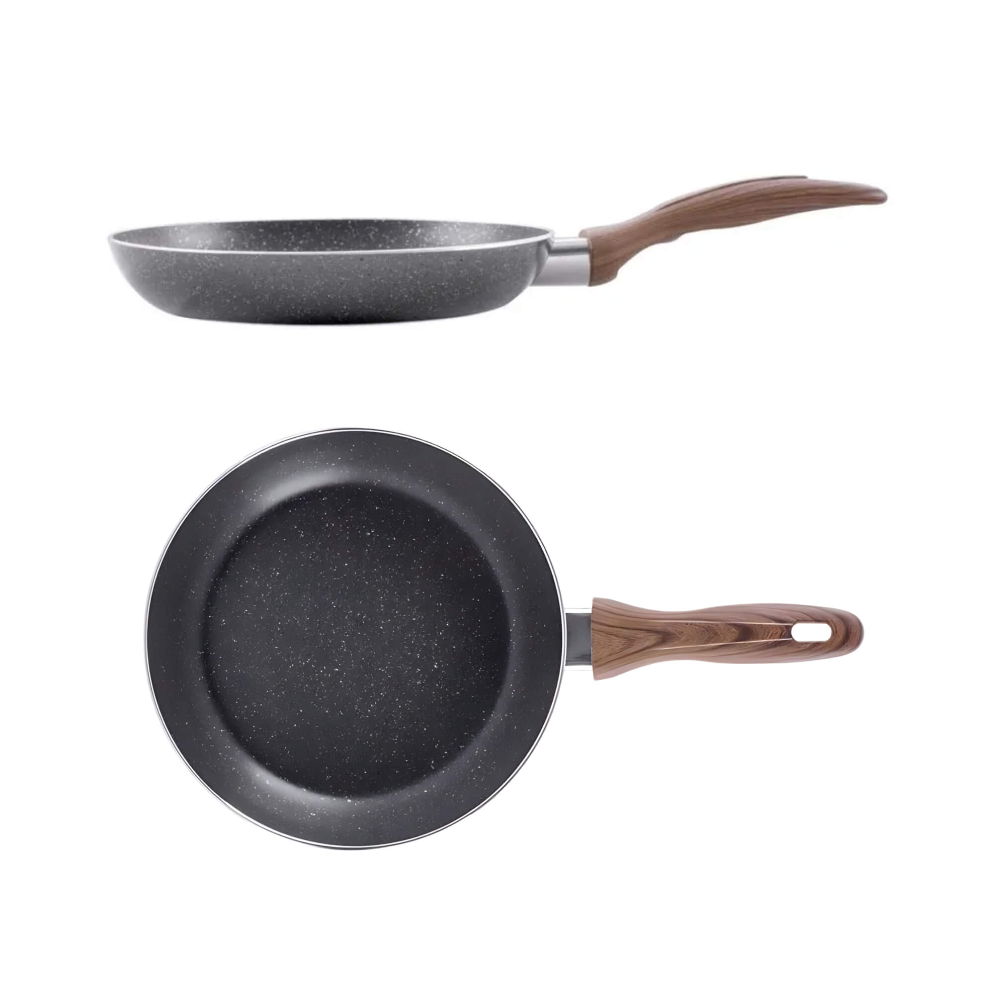Jogo de Panelas Antiaderente Ceramic Life 5 Peças Smart Plus com Indução Granito Brinox - 4774/103