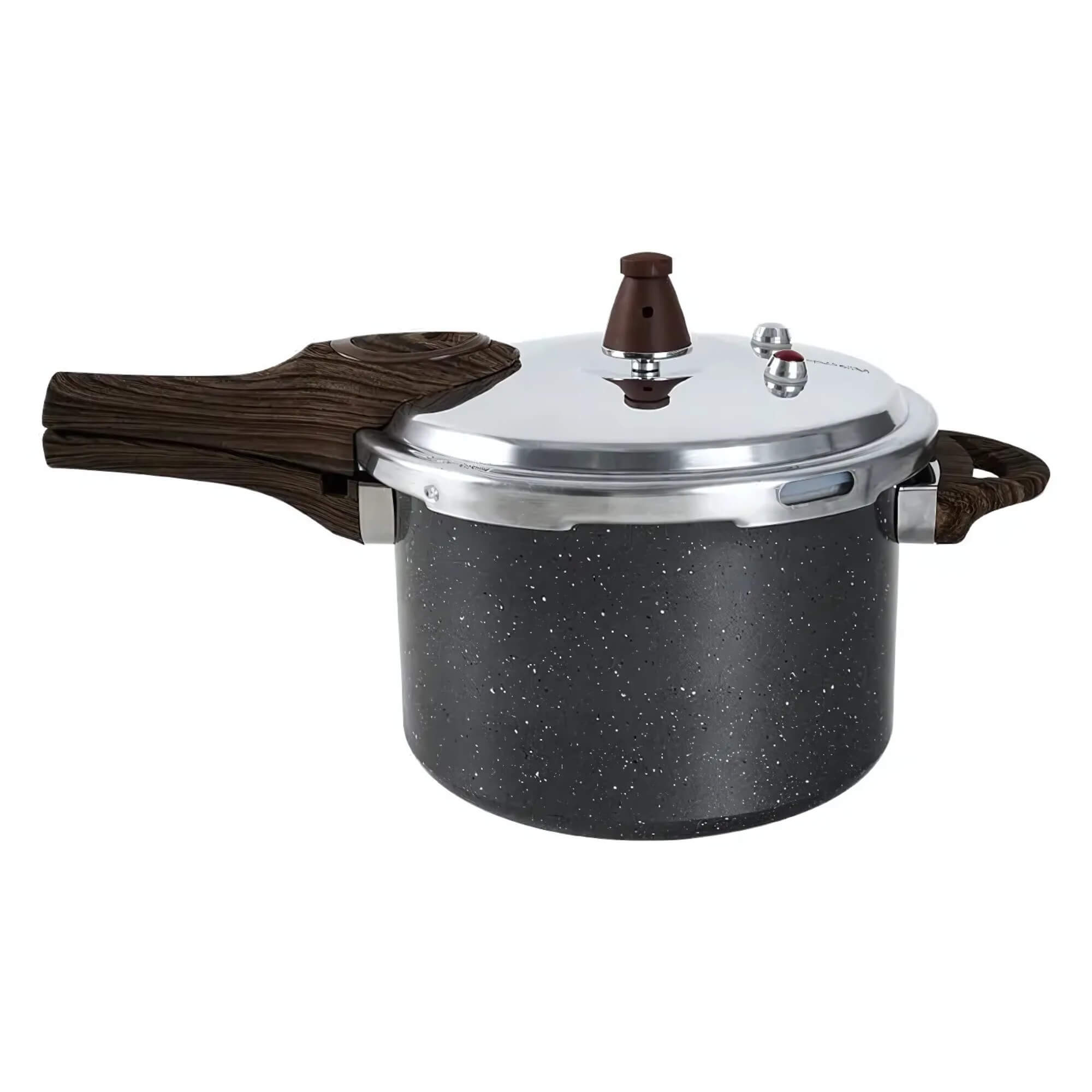 Panela de Pressão Pressure c/ Indução 4,2L Ceramic Life Cinza Escuro Granito Brinox - 4952/109