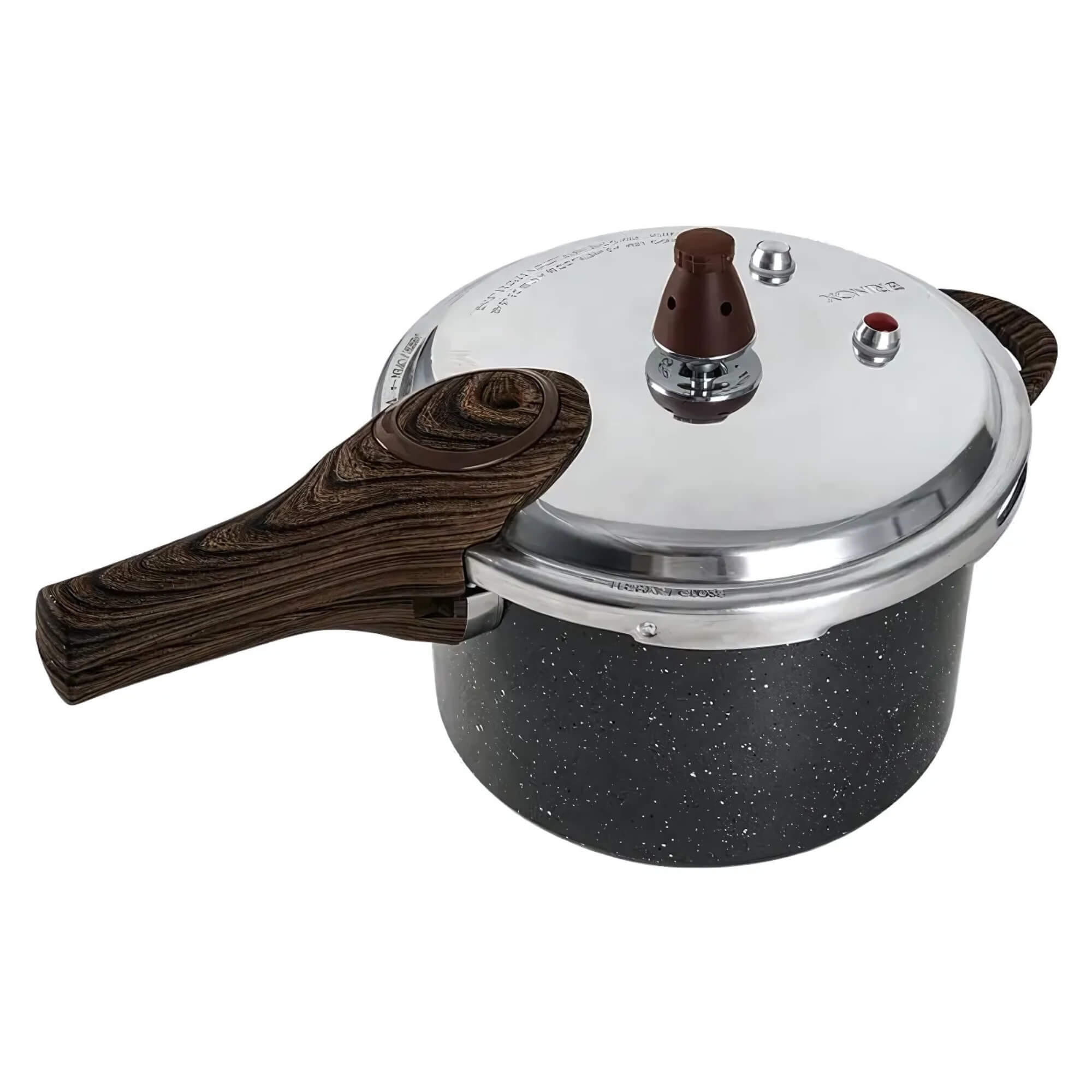 Panela de Pressão Pressure c/ Indução 4,2L Ceramic Life Cinza Escuro Granito Brinox - 4952/109