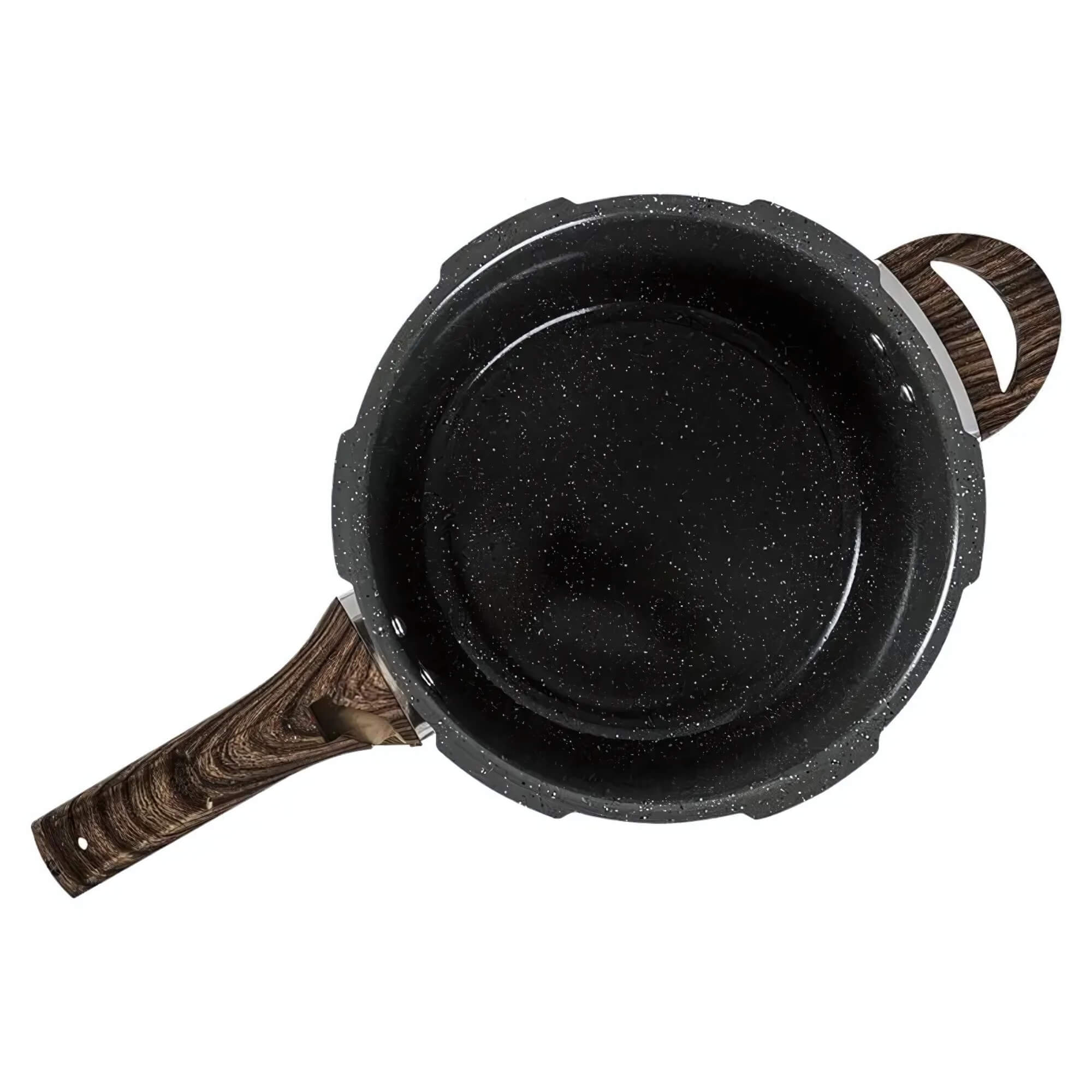 Panela de Pressão Pressure c/ Indução 4,2L Ceramic Life Cinza Escuro Granito Brinox - 4952/109