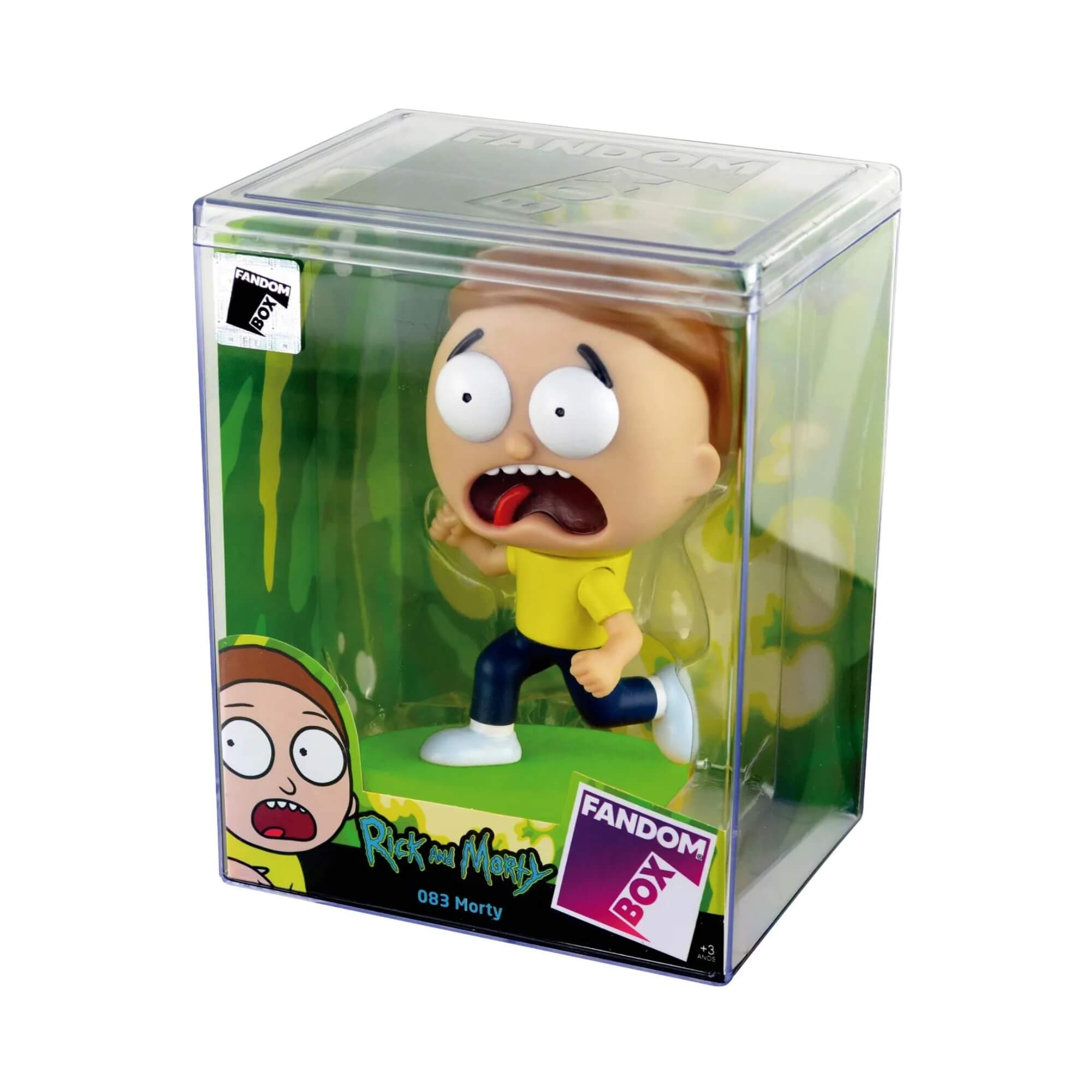 COMP Coleção Boneco Rick e Morty Decoração Fandom Box Líder Brinquedos