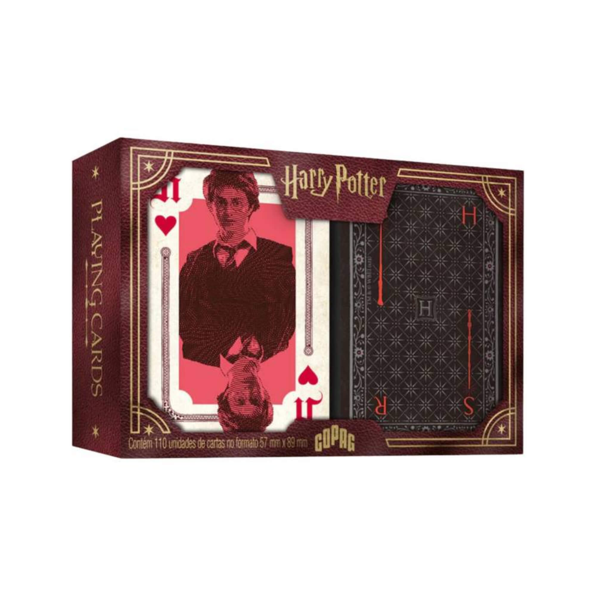 Baralho Harry Potter Estojo Duplo 110 Cartas Copag - 31755