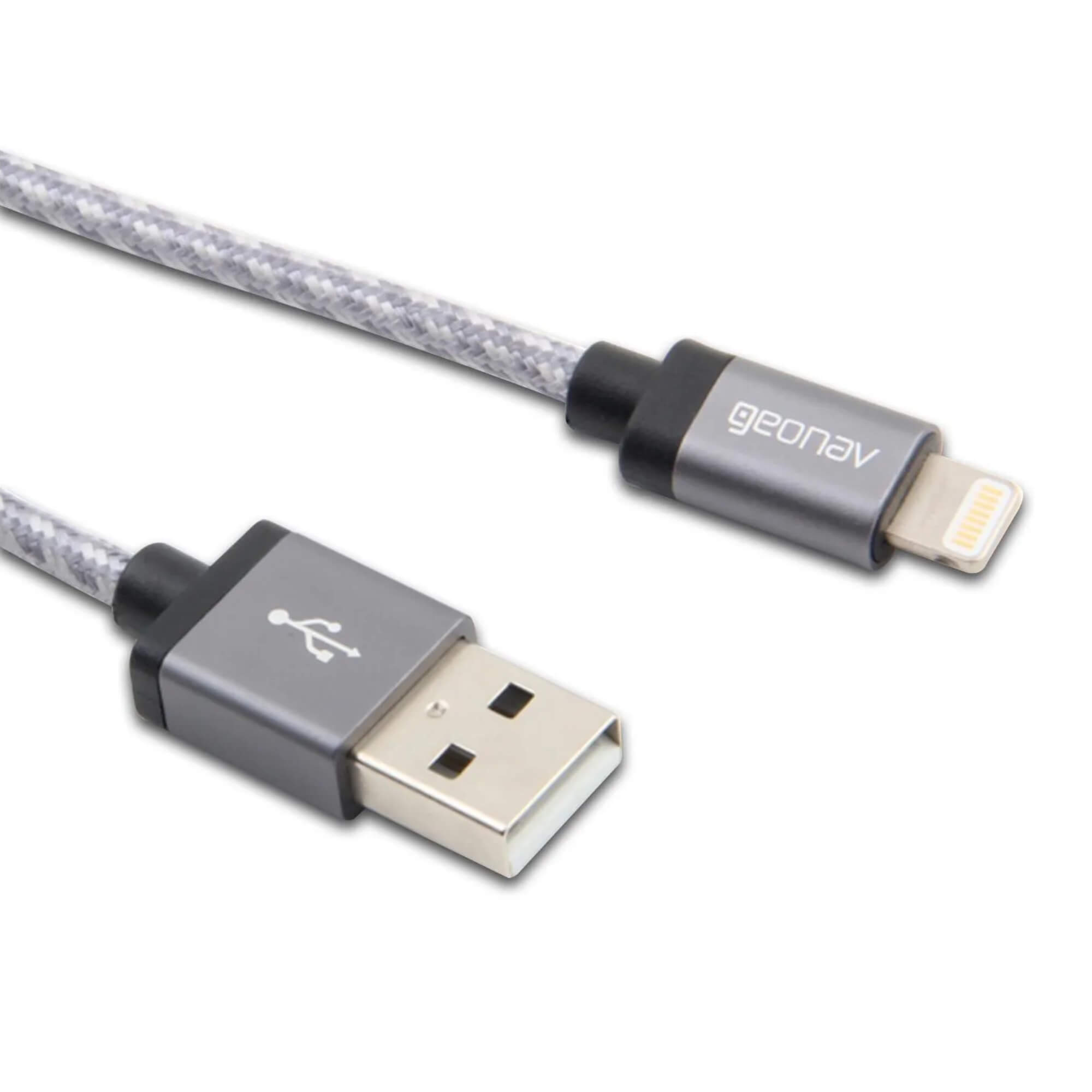 Cabo Lightning MFi para iPhone, iPad e iPod com 1,5 Metros Geonav - LIGH10T