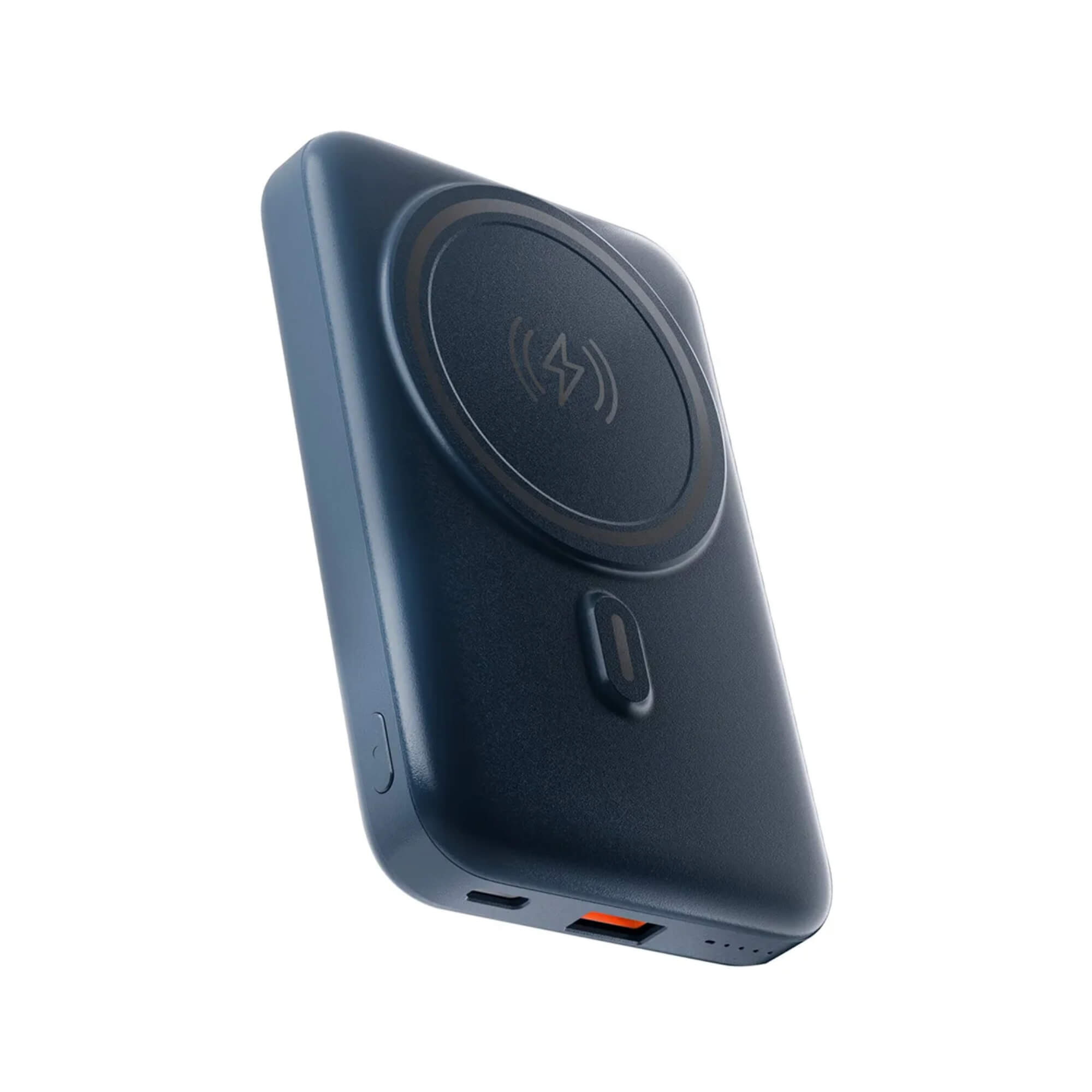 Carregador Portátil por Indução 10.000mAh com Suporte Dobrável Cinza Geonav - PB10MAGSG