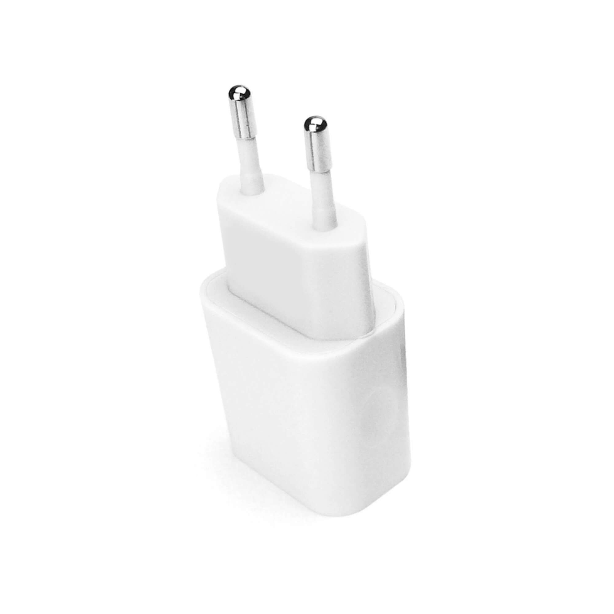Carregador de Parede Universal Bivolt com 2 Saídas USB 2,1 10W Branco Geonav - ESACW2