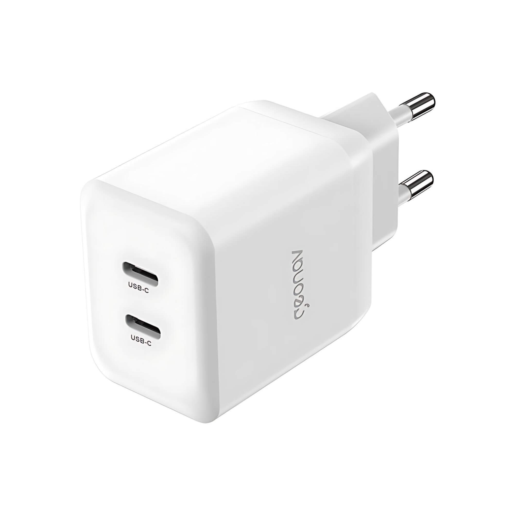 Carregador Universal SuperPower GaN Duo 35W 2 Portas USB-C Geonav - CH35PDWT