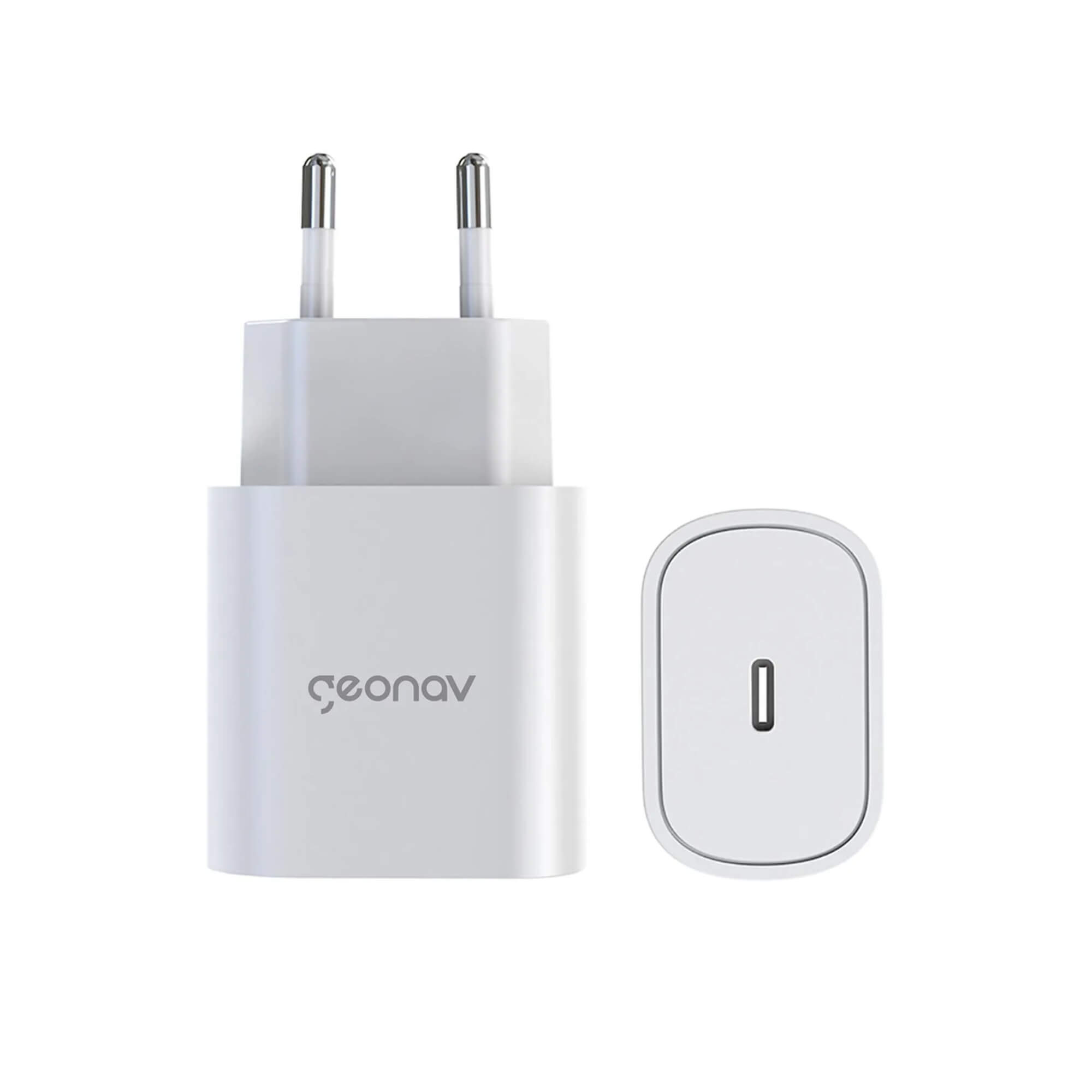 Carregador de Parede Superpower com 25W Branco Geonav - CH25PDWT