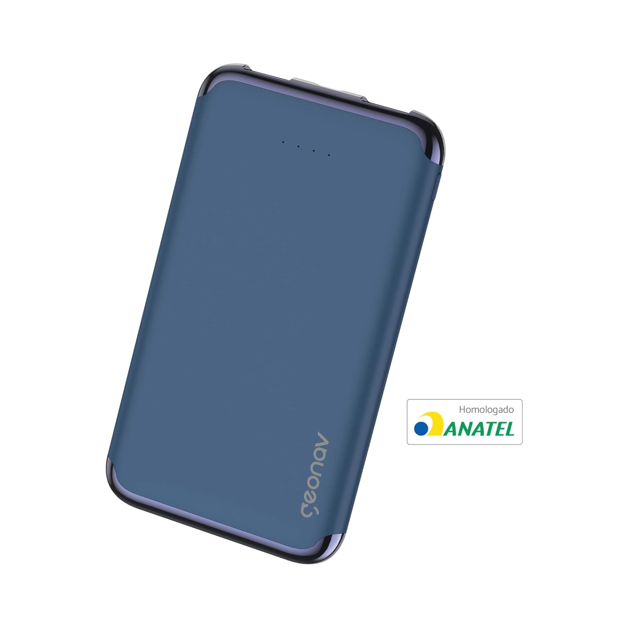 Carregador Portátil Power Bank 6000mAh Azul Marinho Geonav - PB6KMB