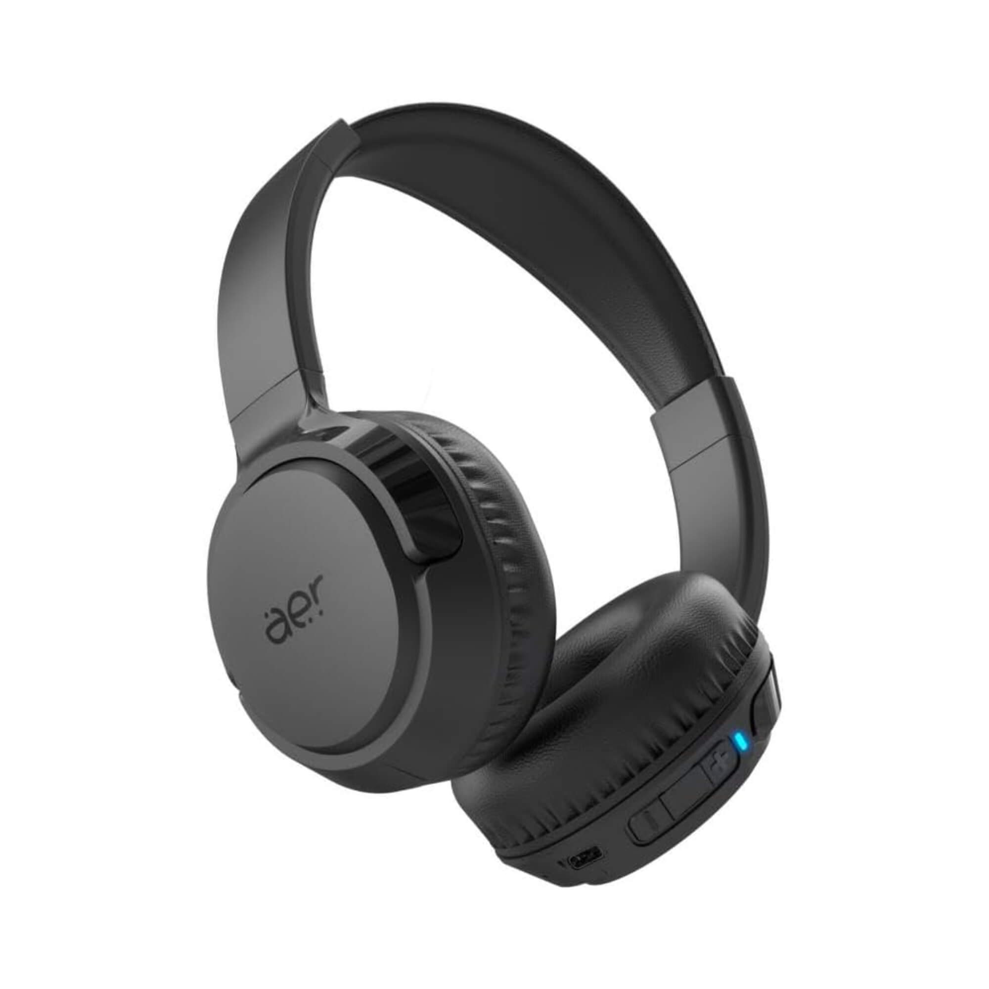 Fone de Ouvido On-Ear Sem Fio Bluetooth 5.3 na Cor Preta Geonav - AER13BK