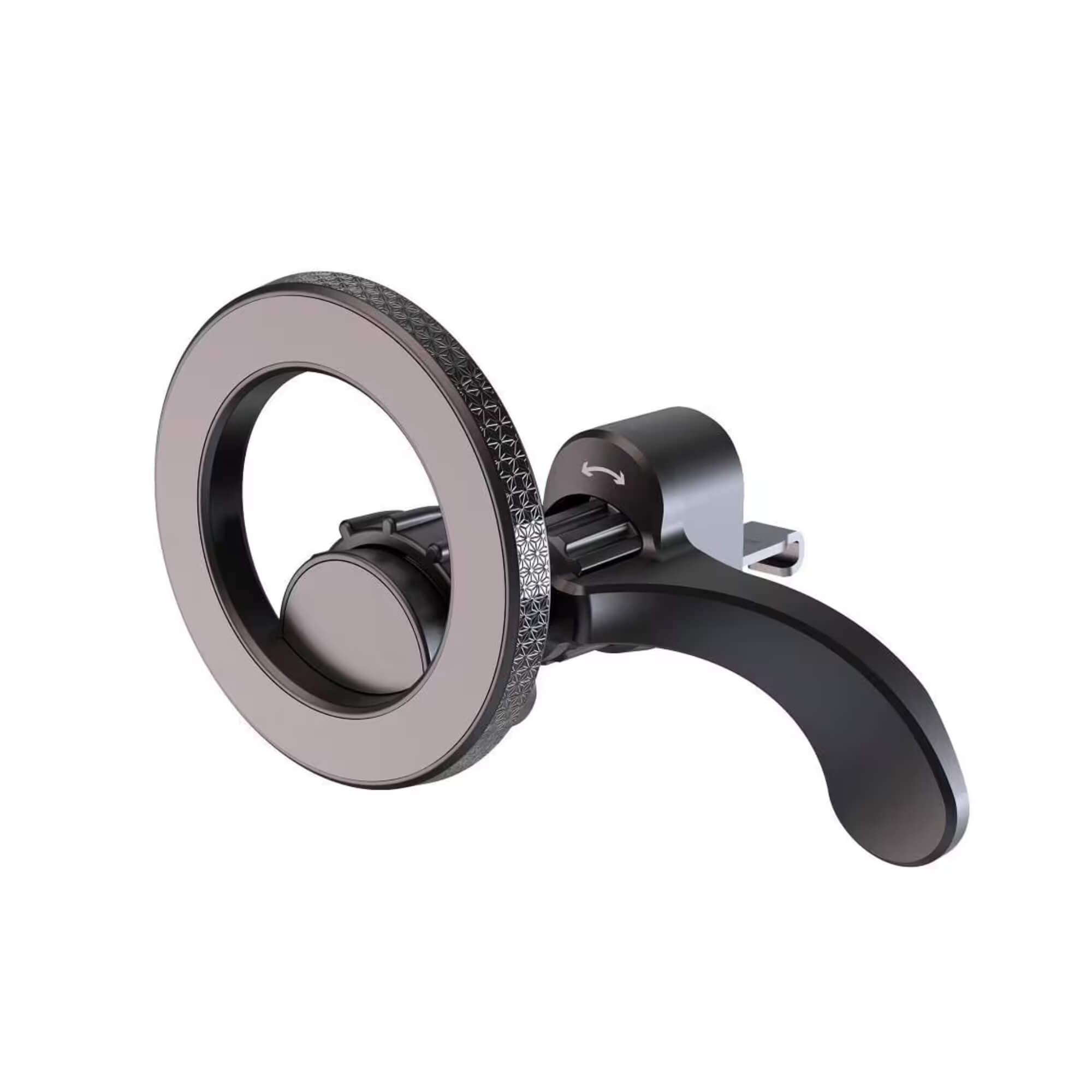 Suporte Veicular Magnético Universal com Aneis em Metal na cor Preta Geonav - SUPMAG4