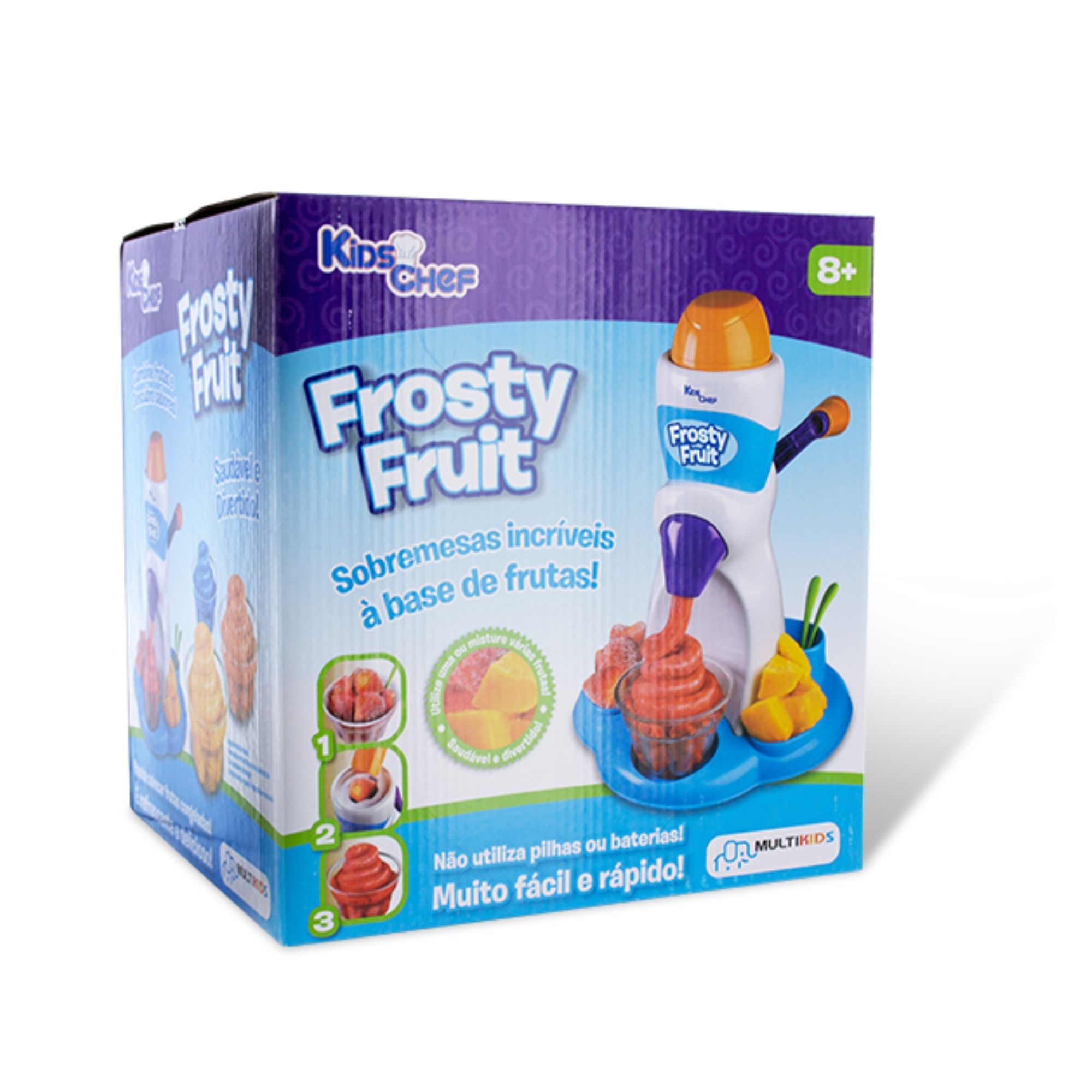 Brinquedo Kids Chef Frosty Fruit com Acessórios Funcionamento Manual Multikids - BR363