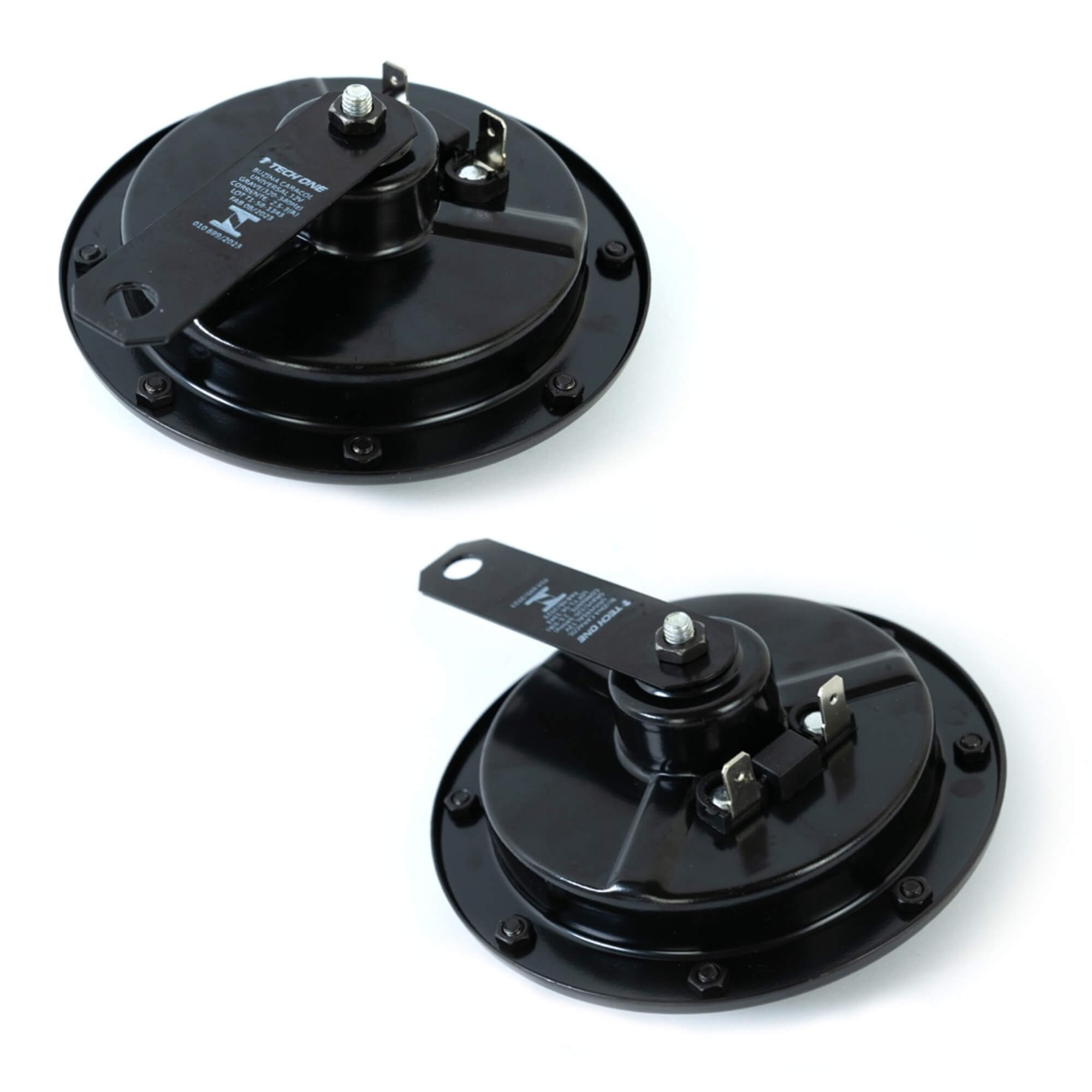 Buzina Automotiva 12v Xavequinho 2 Terminais Grave 1 Unidade Tech One - PW-E-3002