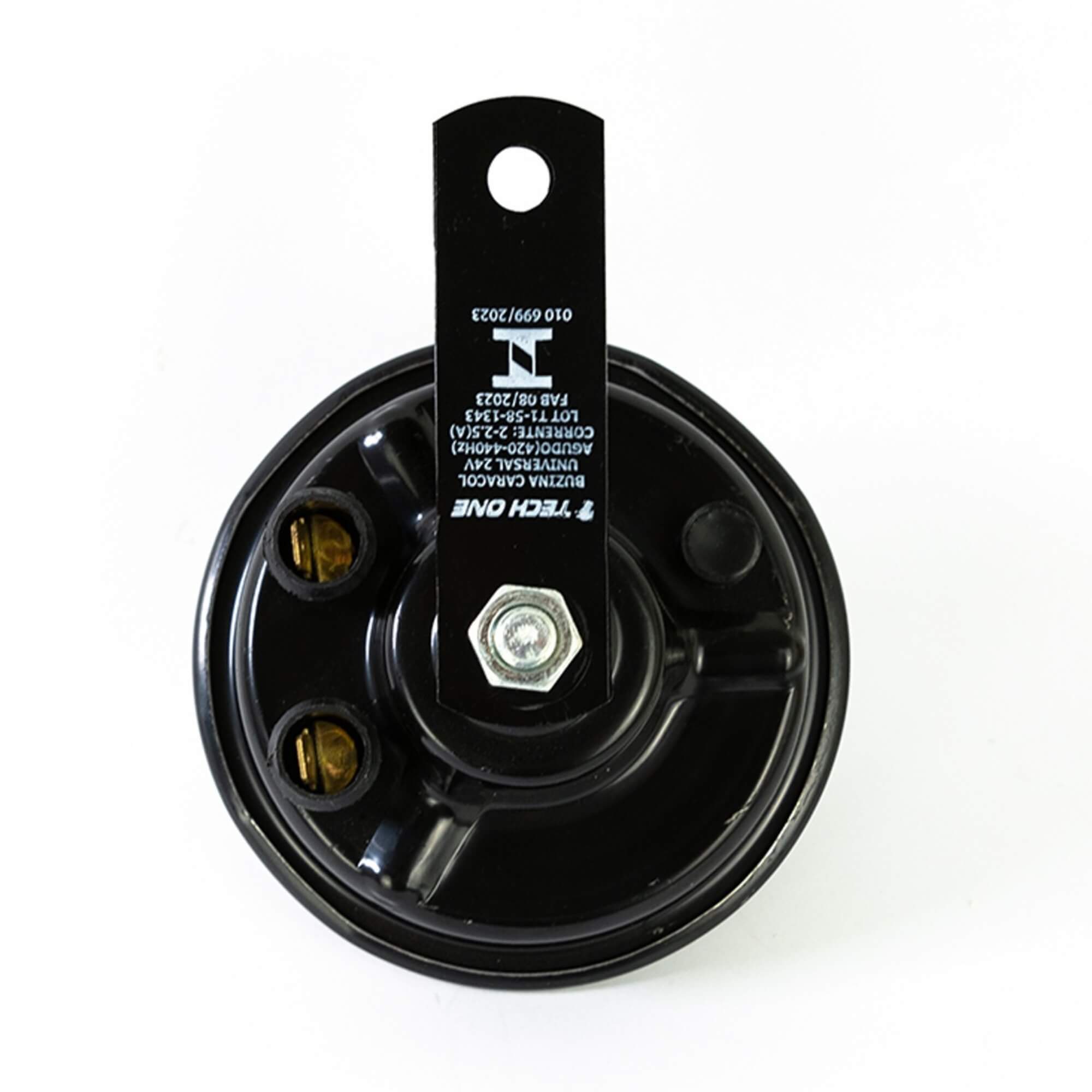 Par de Buzinas Automotivas 24v Xavequinho Dupla 2 Terminais Plast Grave/Agudo Tech One - PW-E-3005