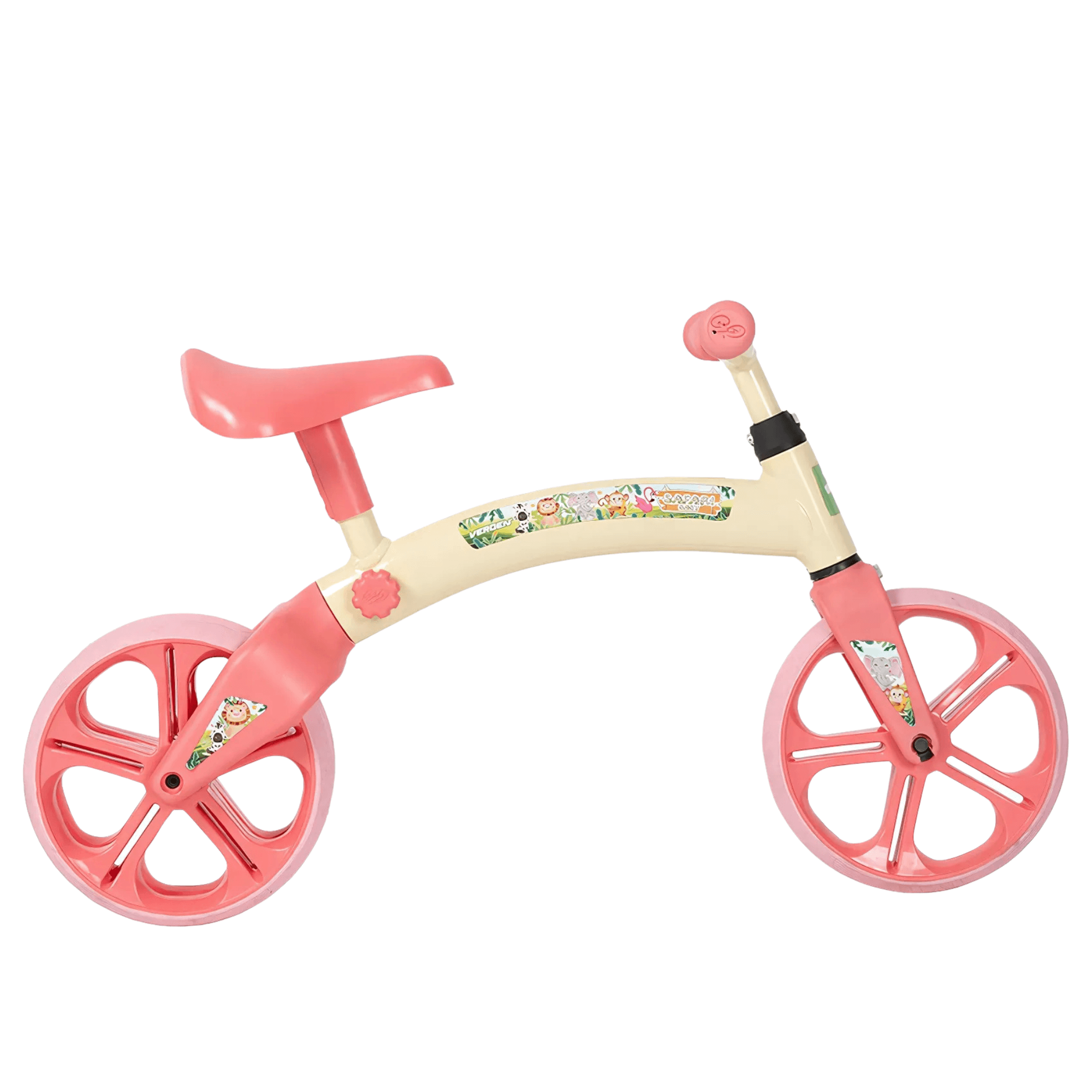 Bicicleta Infantil sem Pedal Safari Baby Balance Bege e Goiaba Verden Bikes - 10497