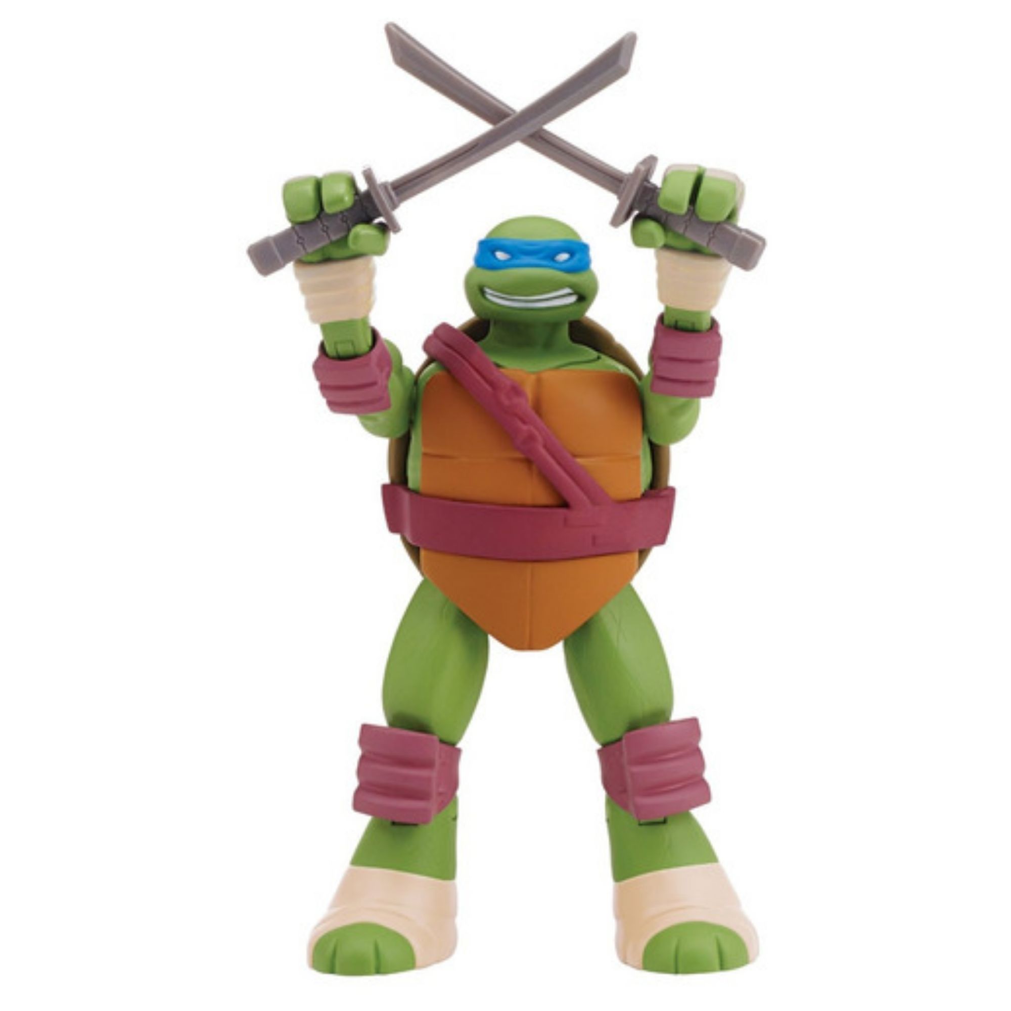 Brinquedo Tartarugas Ninja Boneco Leonardo Squeze Legs Com Movimento BR030 Multikids