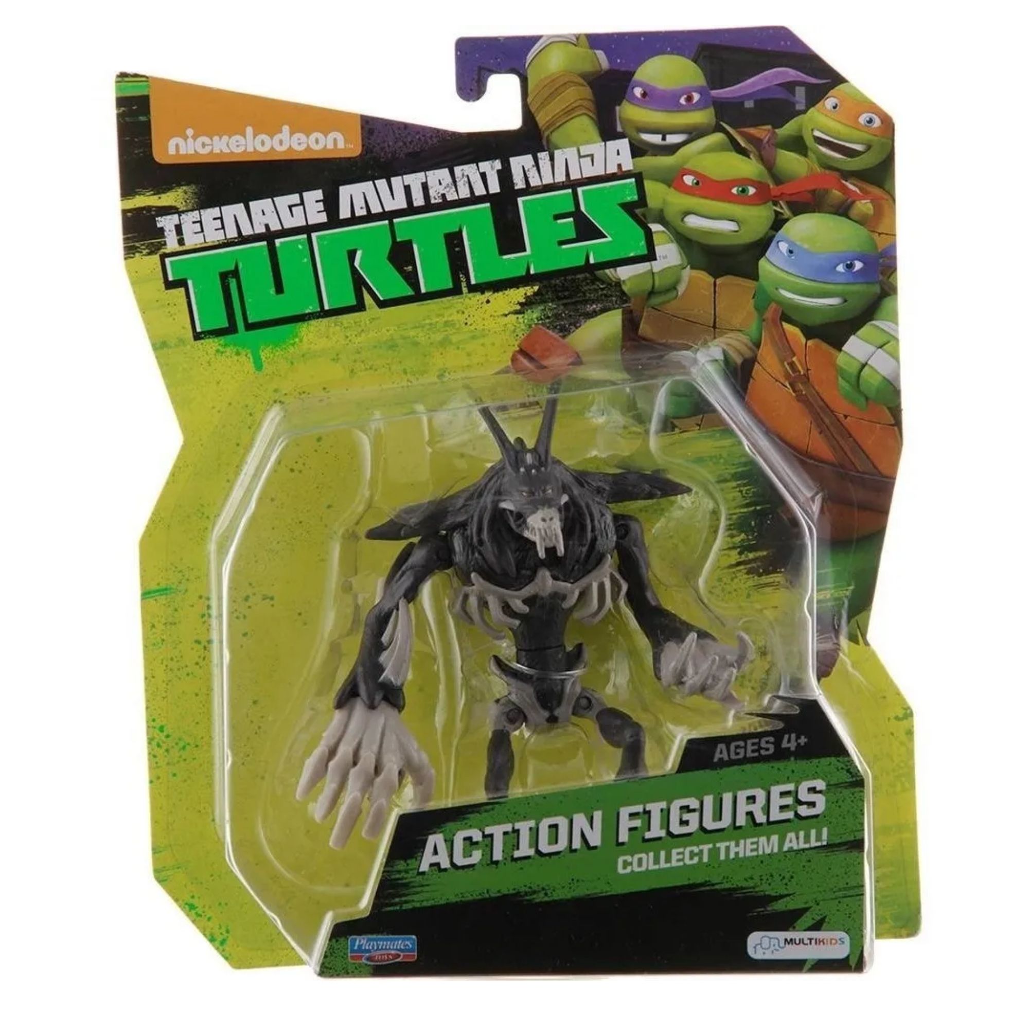 Brinquedo Boneco Rahzar Tartarugas Ninja  - BR030  Multikids