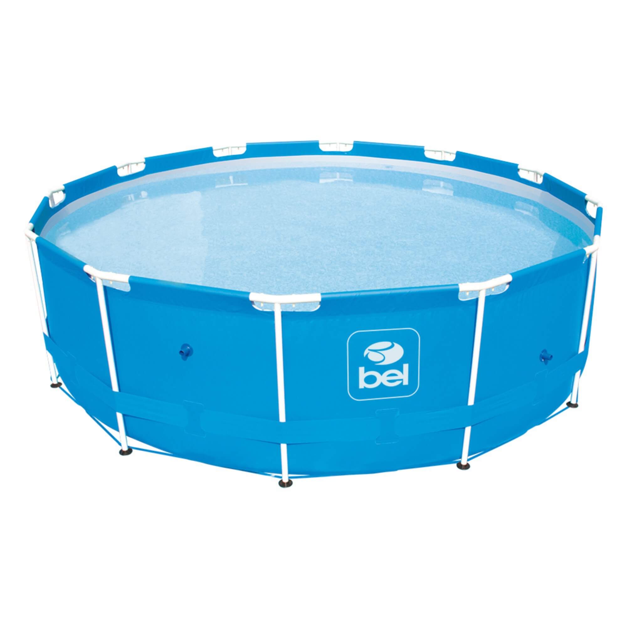 COMP Kit Piscina de Armação 10.000 Litros + Bomba Filtragem  + Lona 4x4 - Escolha Voltagem Voltagem:220v