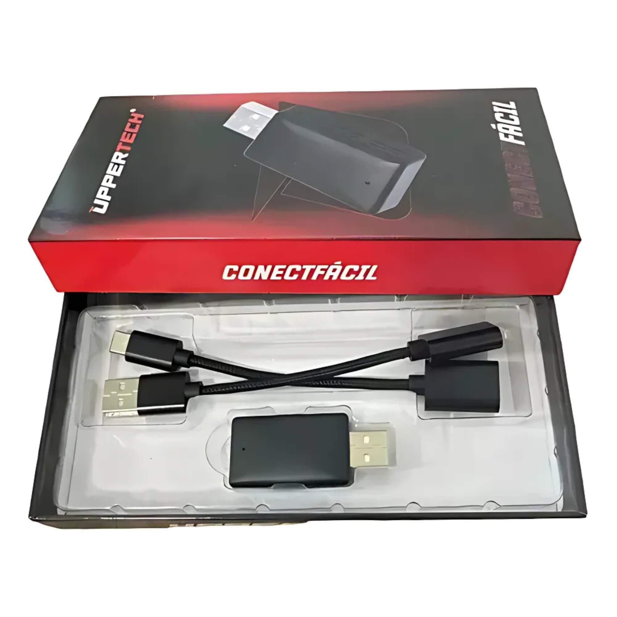Carplay S/ Fio Connect Fácil USB Android IOS Universal Uppertech - 5827