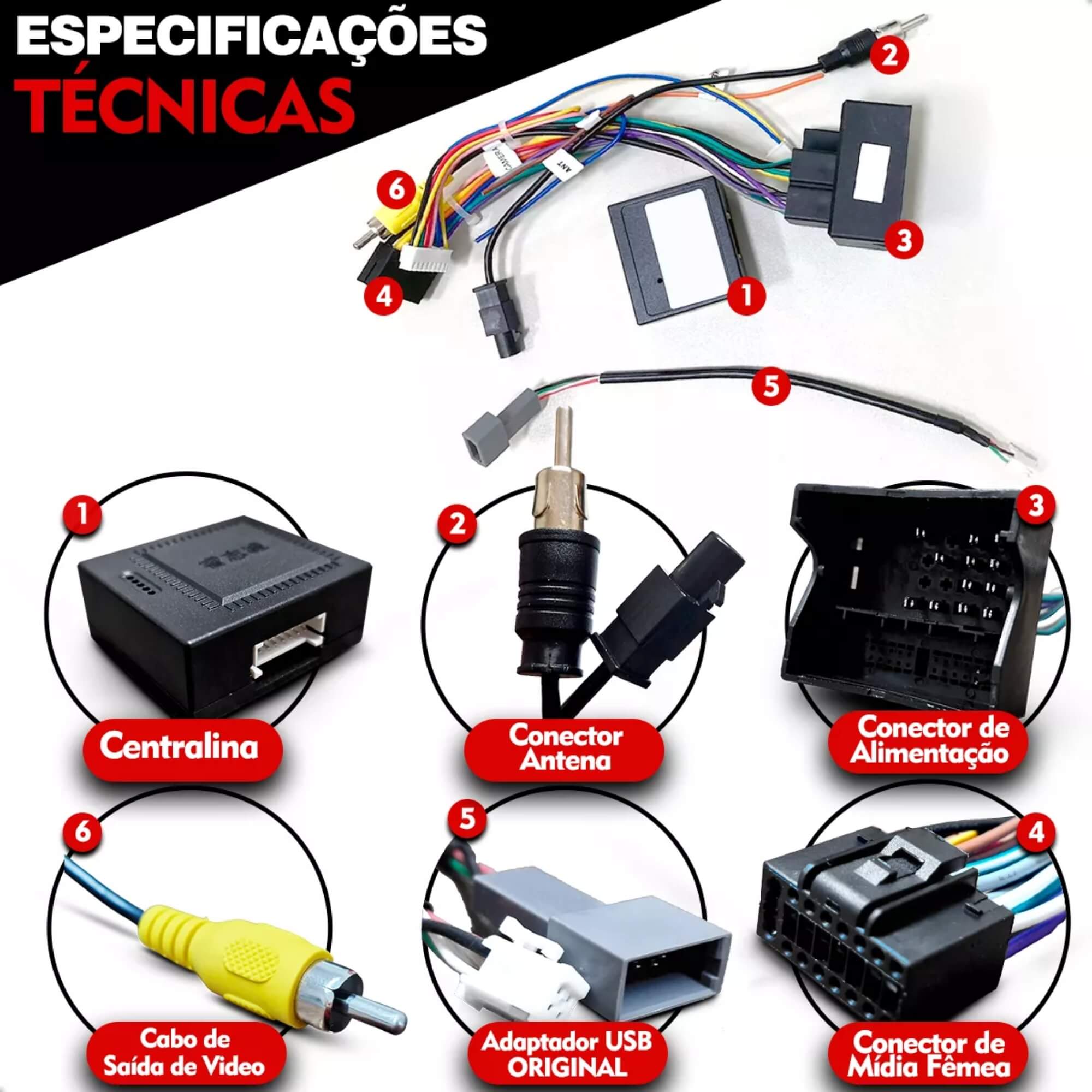 Chicote Automotivo Peugeot / Citroen Can Uppertech - 4121