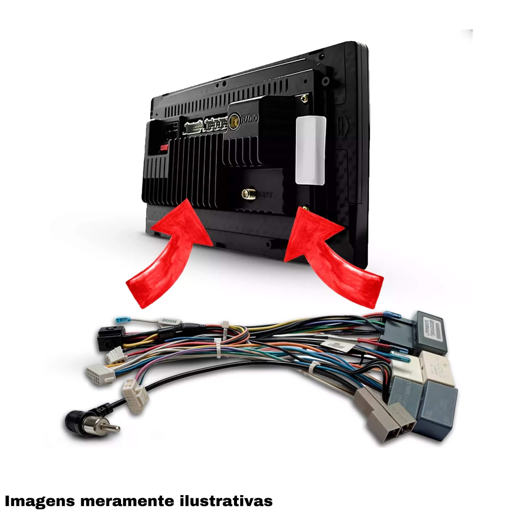 Chicote CAN p/ Som Automotivo Honda Civic CRV 2012 a 2016 Uppertech - 4132