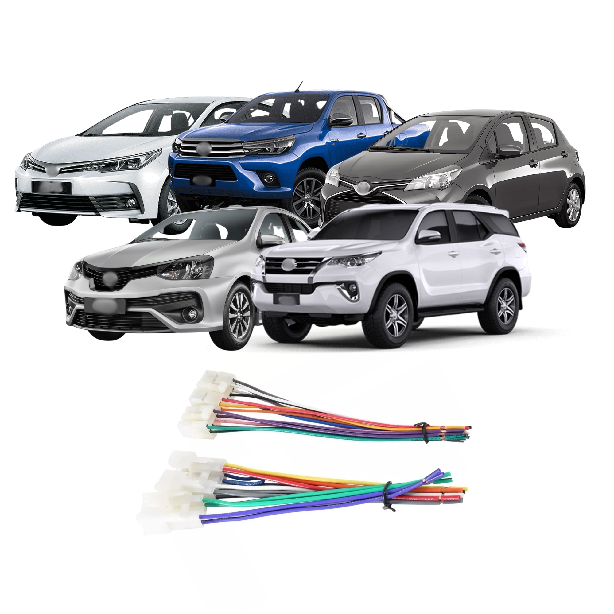Chicote Automotivo Toyota Corolla Gli Etios Hilux SW4 Yaris 2006 / 2019 Uppertech - 4149