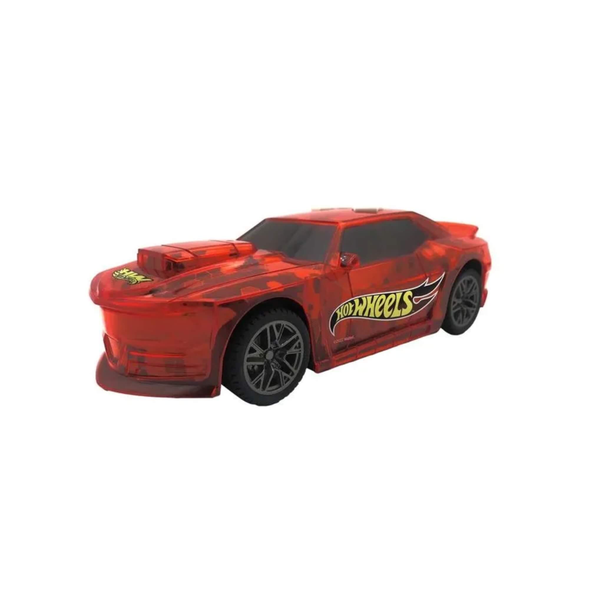 Brinquedo Infantil Carrinho Hot Wheels Furious Vermelho com Luz e Som Multikids - BR1825