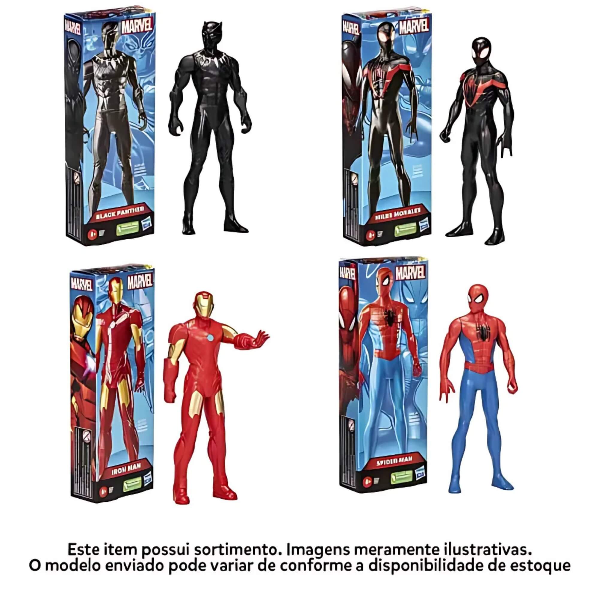 Boneco Marvel Vingadores Expression 20cm Articulado 1 Unidade Sortida Hasbro - F6607
