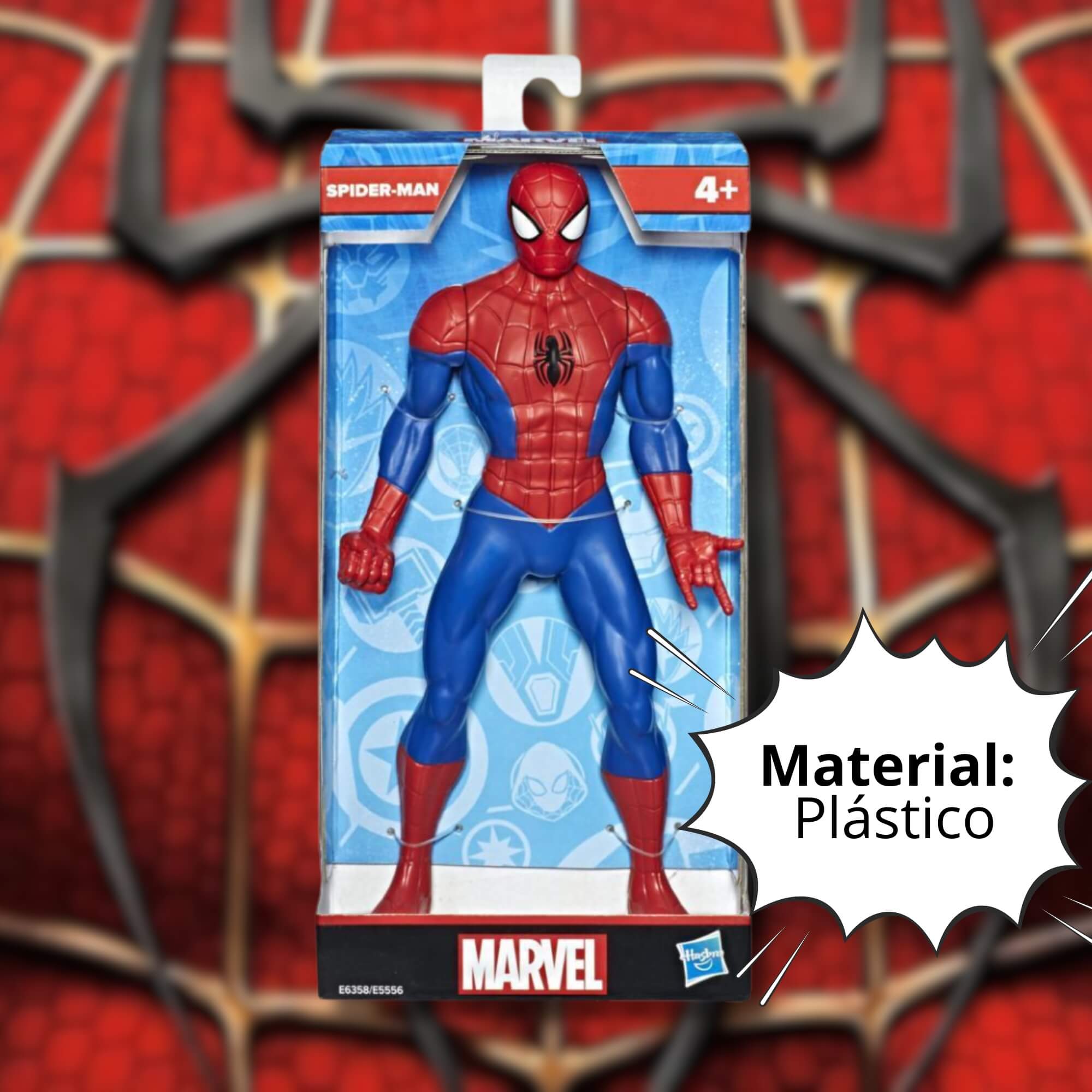 Boneco Marvel Avengers Homem Aranha Olympus 24cm Hasbro - 15220