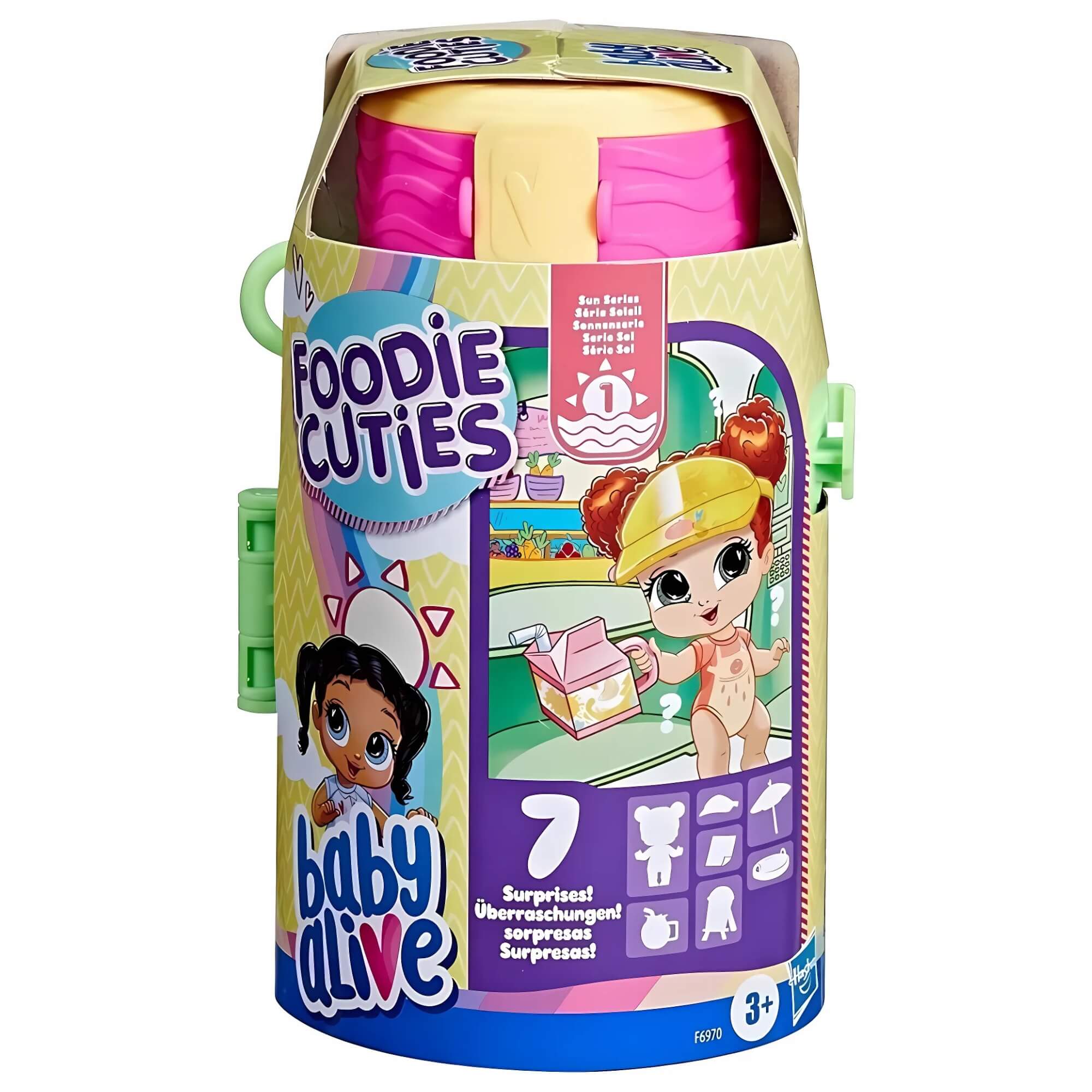 Boneca Baby Alive 7cm Foodie Cuties Garrafa 1 Unidade Sortida Hasbro F6970 - 17545