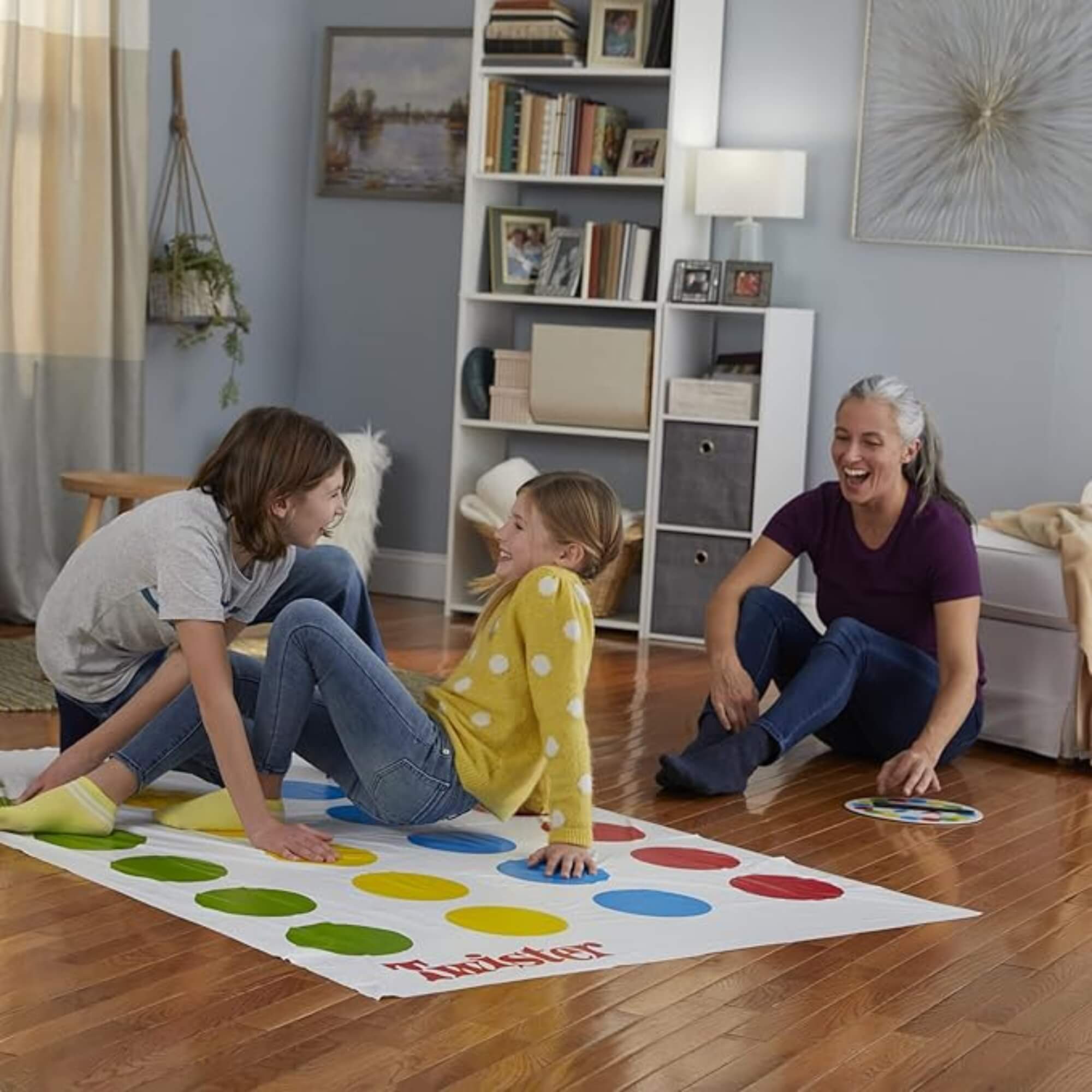 Jogo Twister com Tapete Clássico e Roleta com Seta Hasbro - 8516