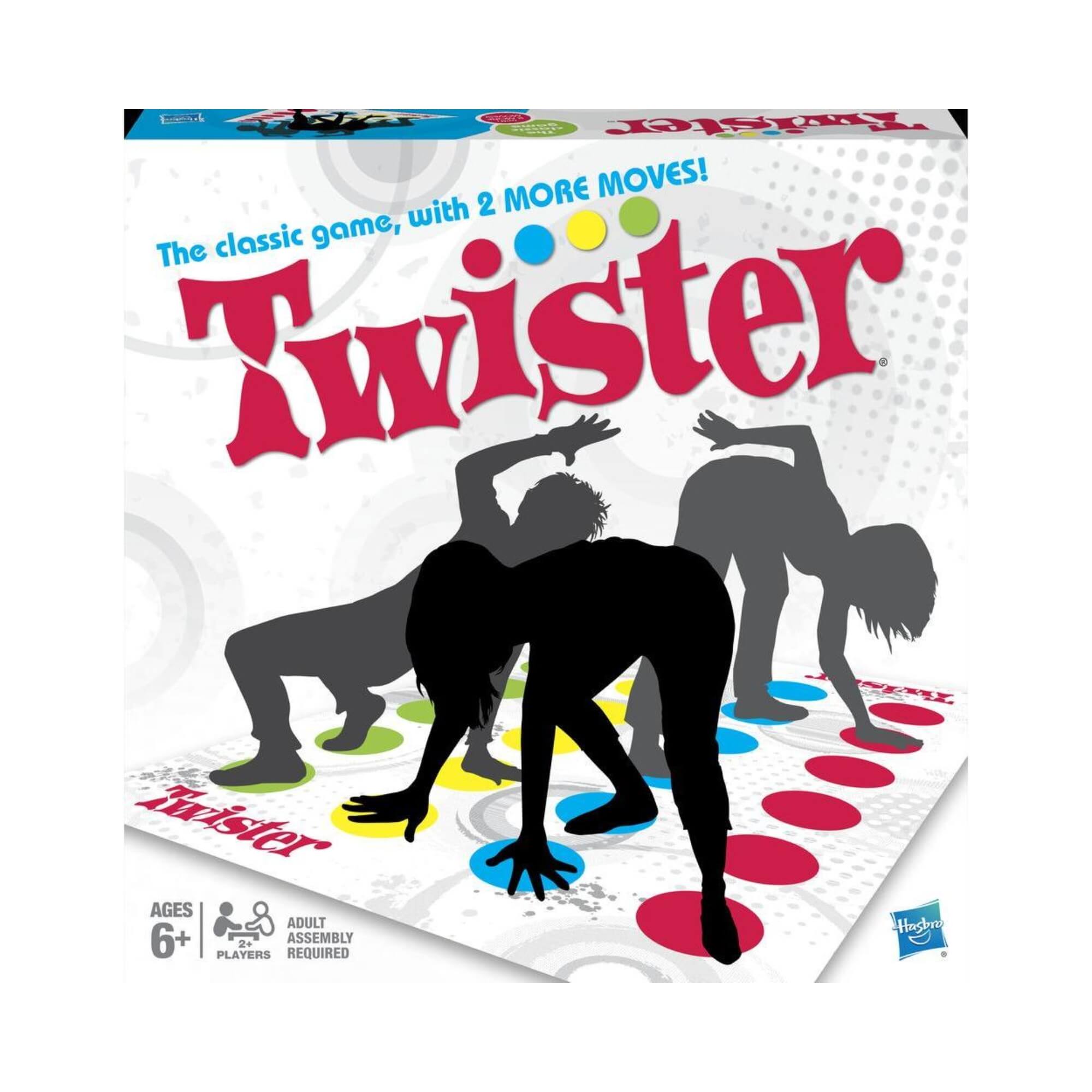 Jogo Twister com Tapete Clássico e Roleta com Seta Hasbro - 8516