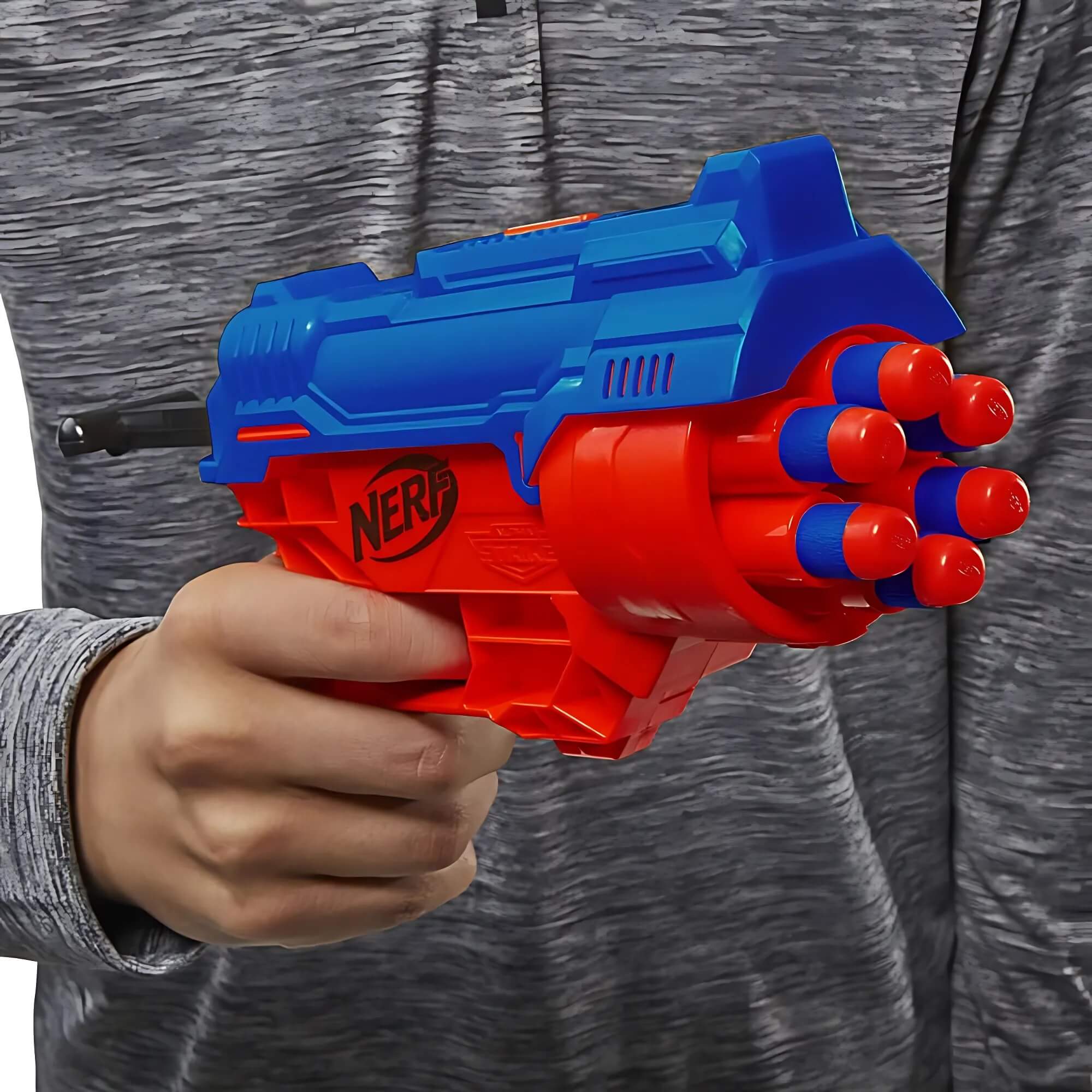 Brinquedo Infantil Nerf Alpha Lançador de Dardo Strike Boa RC 6 Hasbro - 16766