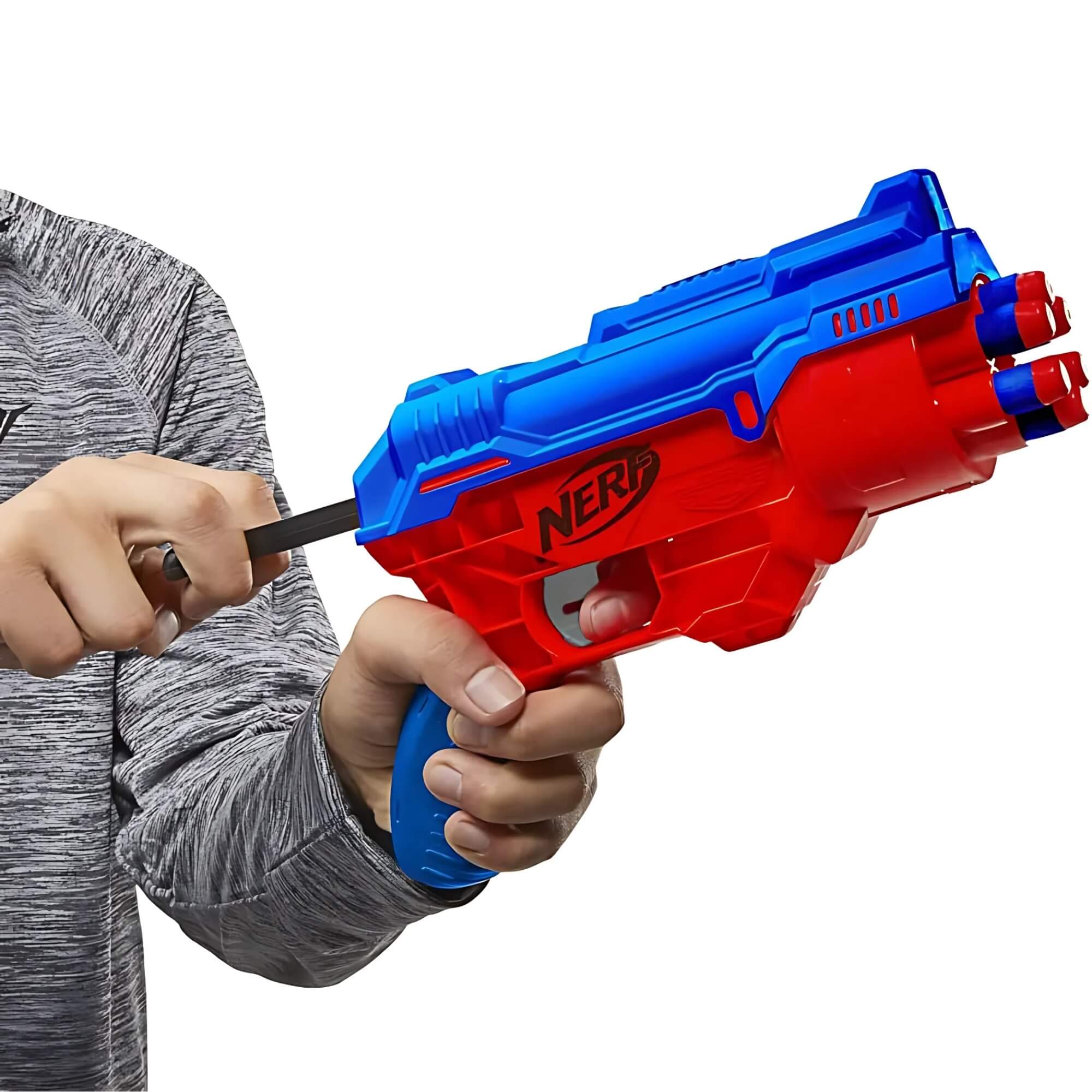Brinquedo Infantil Nerf Alpha Lançador de Dardo Strike Boa RC 6 Hasbro - 16766