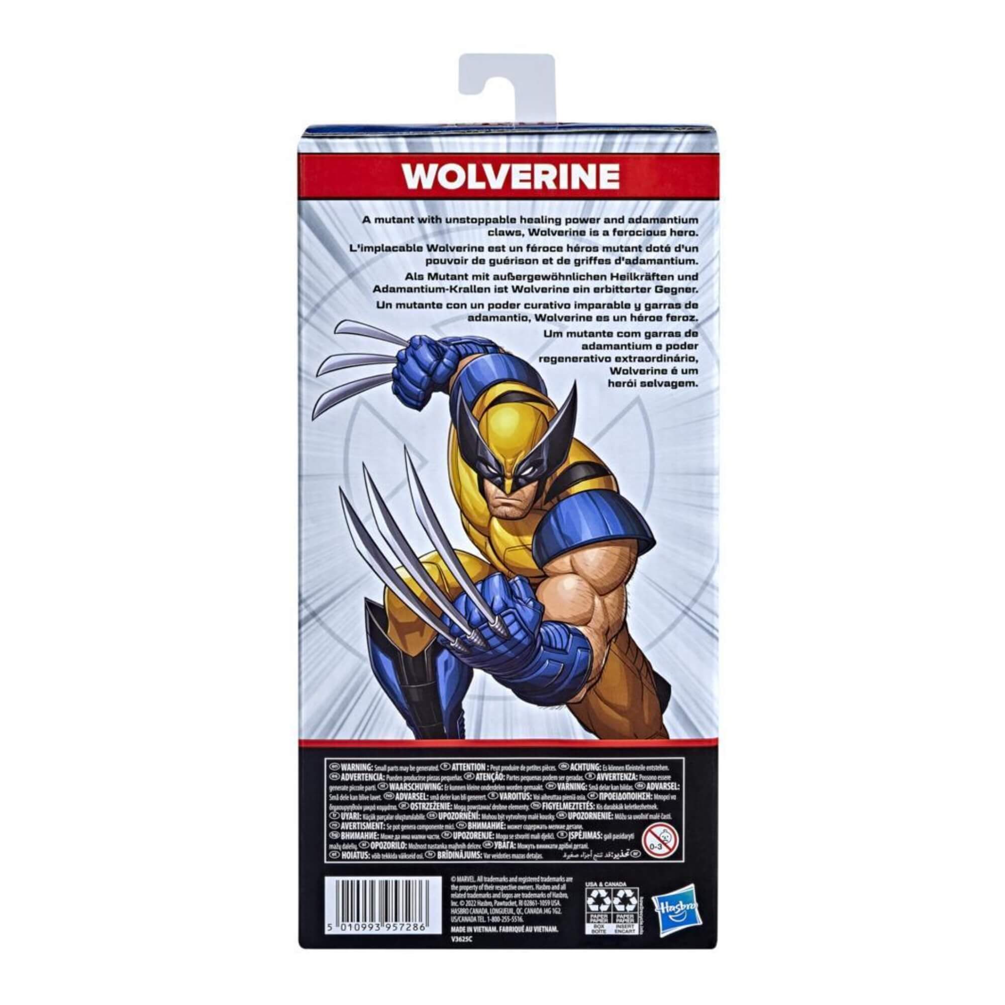 Boneco Wolverine X-Men Evolution Articulado 24cm Hasbro - 16742