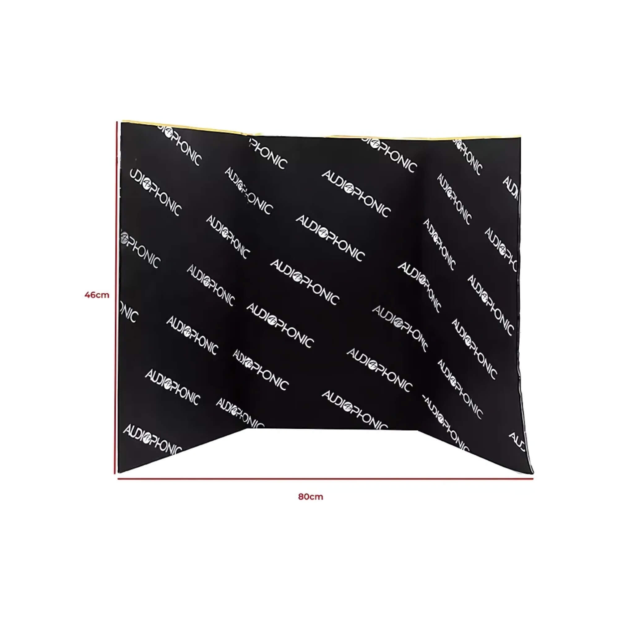 Manta Acústica 1.6MM 80x46 Butyl127 3MM 3 Folhas MAC 03 Audiophonic - 00454