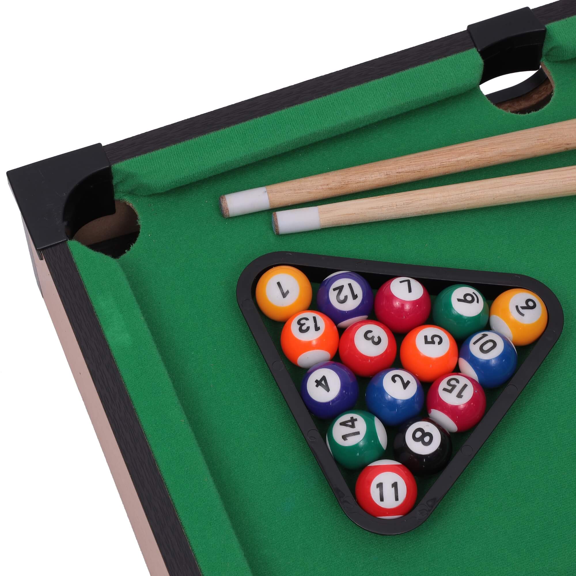 Jogo Mesa de Sinuca de Madeira 51cm Zippy Toys - 10347