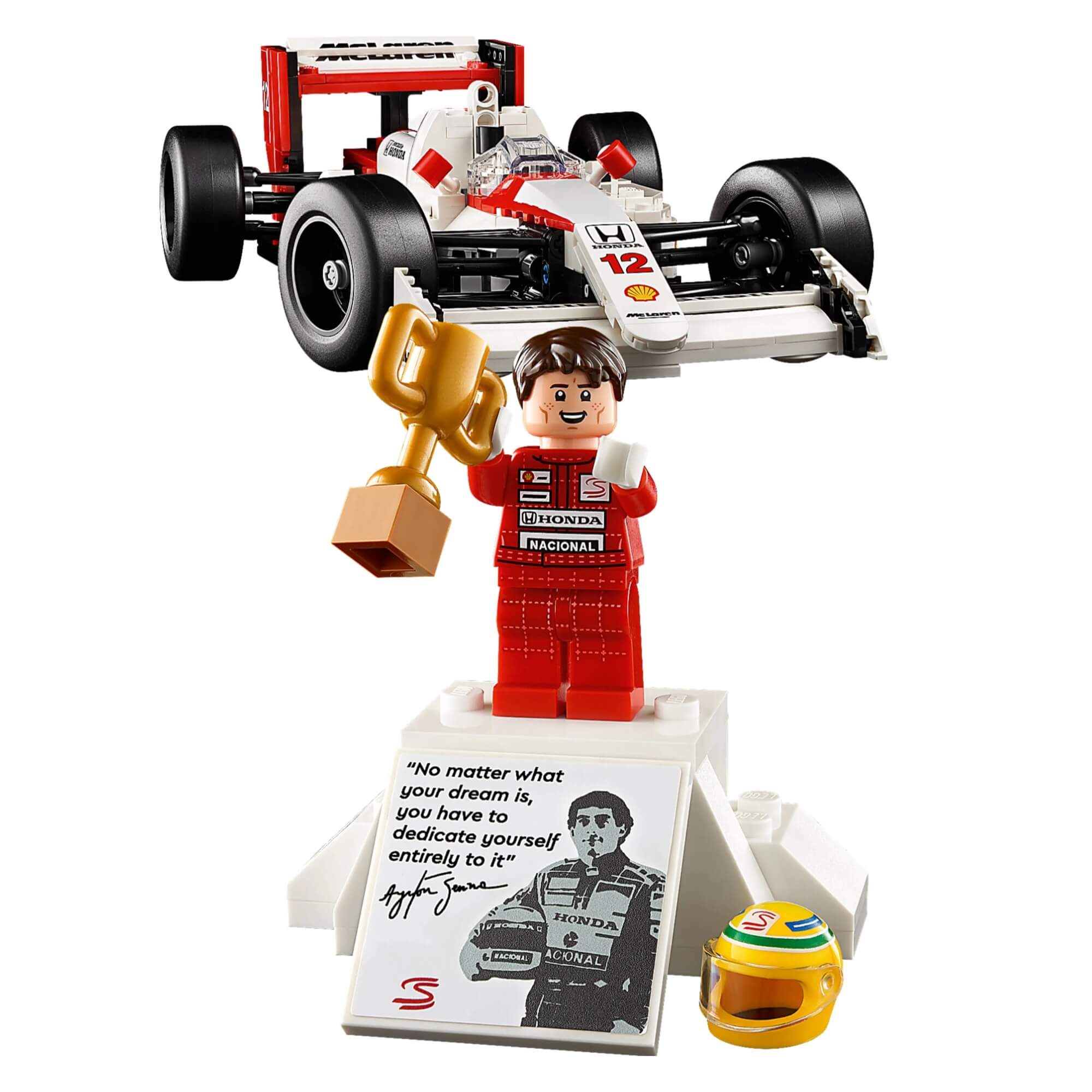 LEGO Icons - McLaren MP4/4 e Ayrton Senna 693 Peças - 4111110330