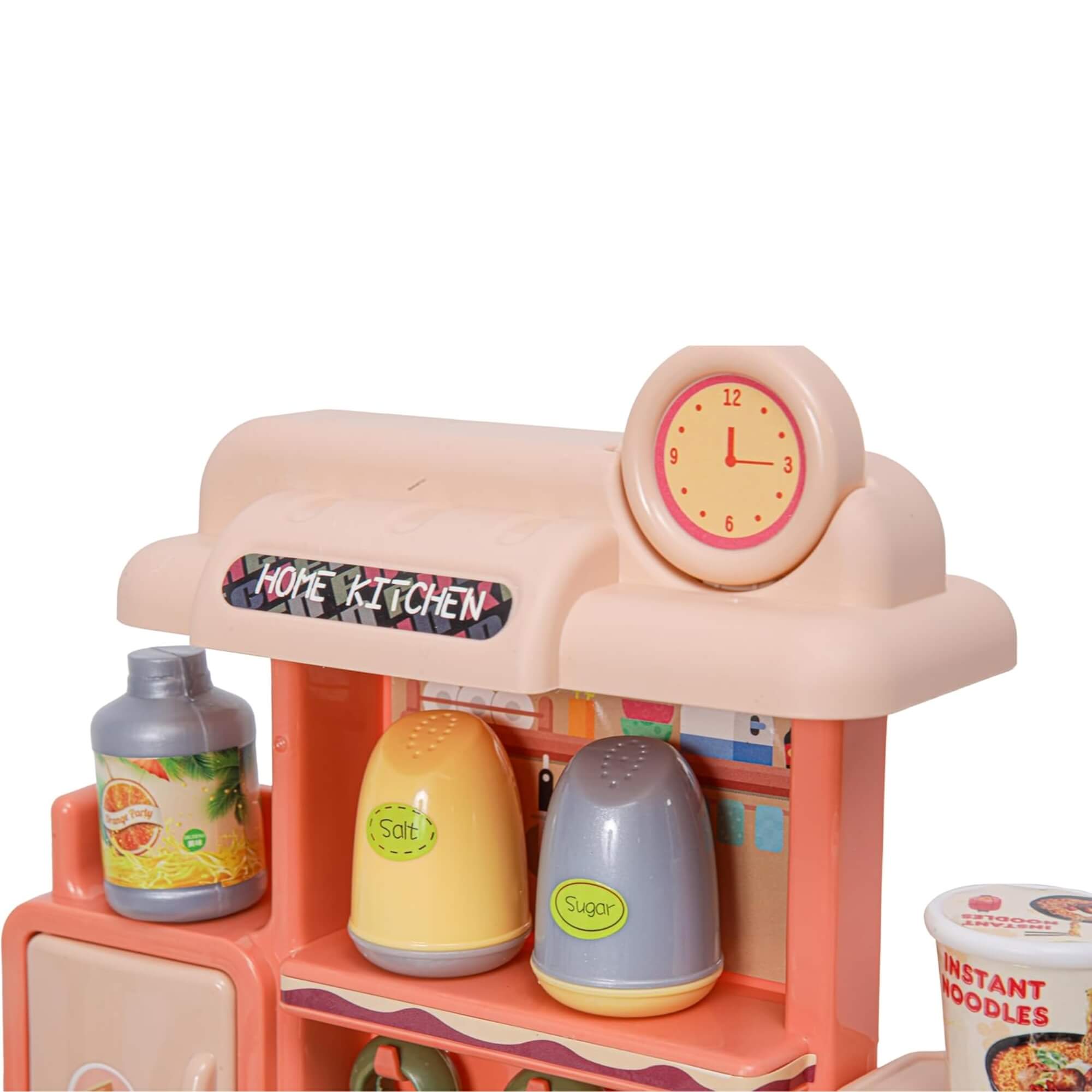 Brinquedo Infantil Kit Cozinha Casa Encantada Bege com 34 Peças Zippy Toys - 9278