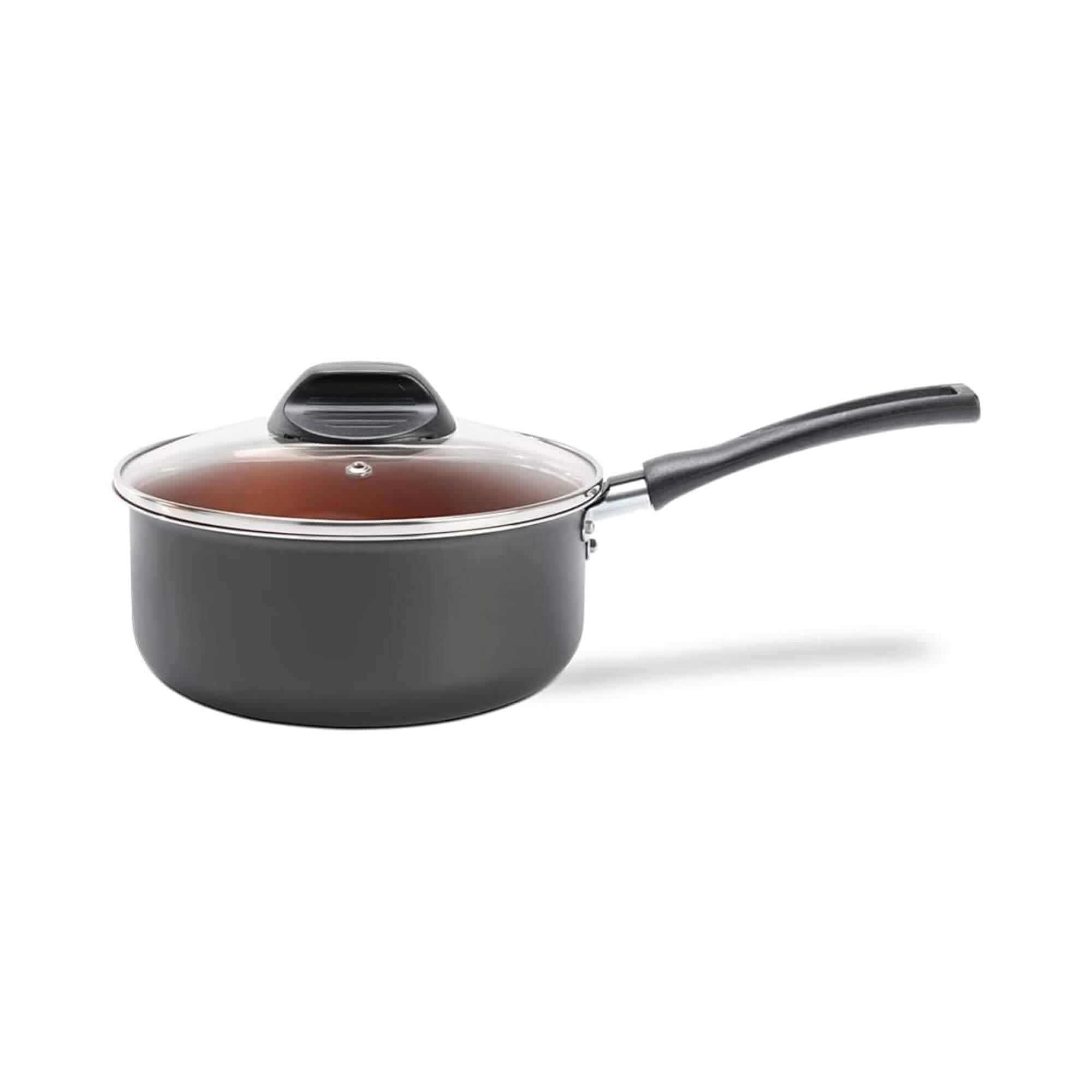 Jogo de Panelas 4 Peças Topázio Pro-flon Antiaderente Cinza Range Brinox - 7233/100