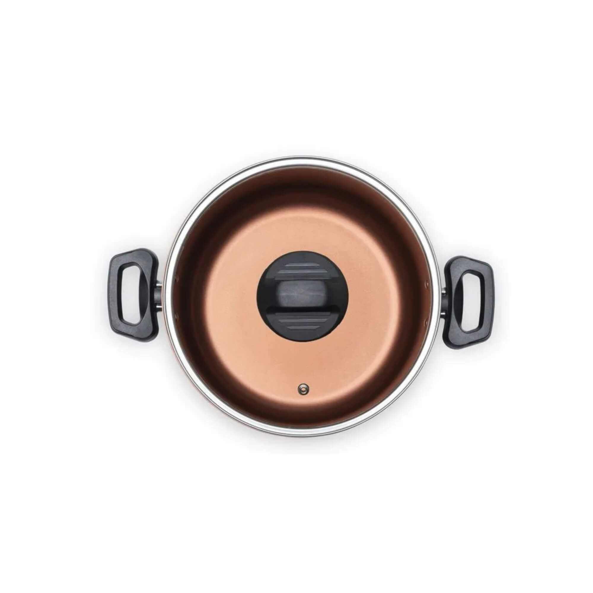 Jogo de Panelas Antiaderente Pro-Flon 5 Peças Topázio Cinza Range Brinox - 7233/101