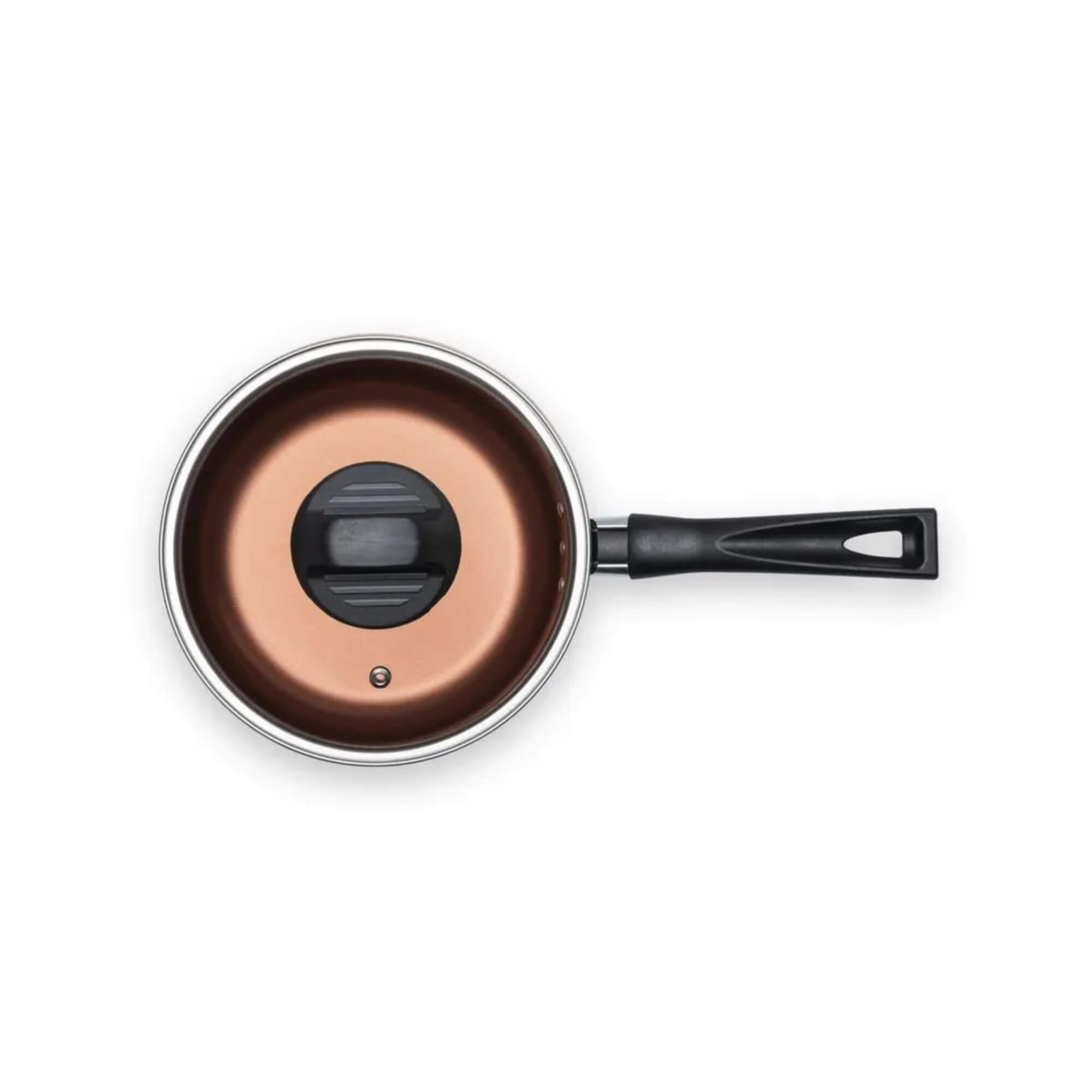 Jogo de Panelas Antiaderente Pro-Flon 5 Peças Topázio Cinza Range Brinox - 7233/101