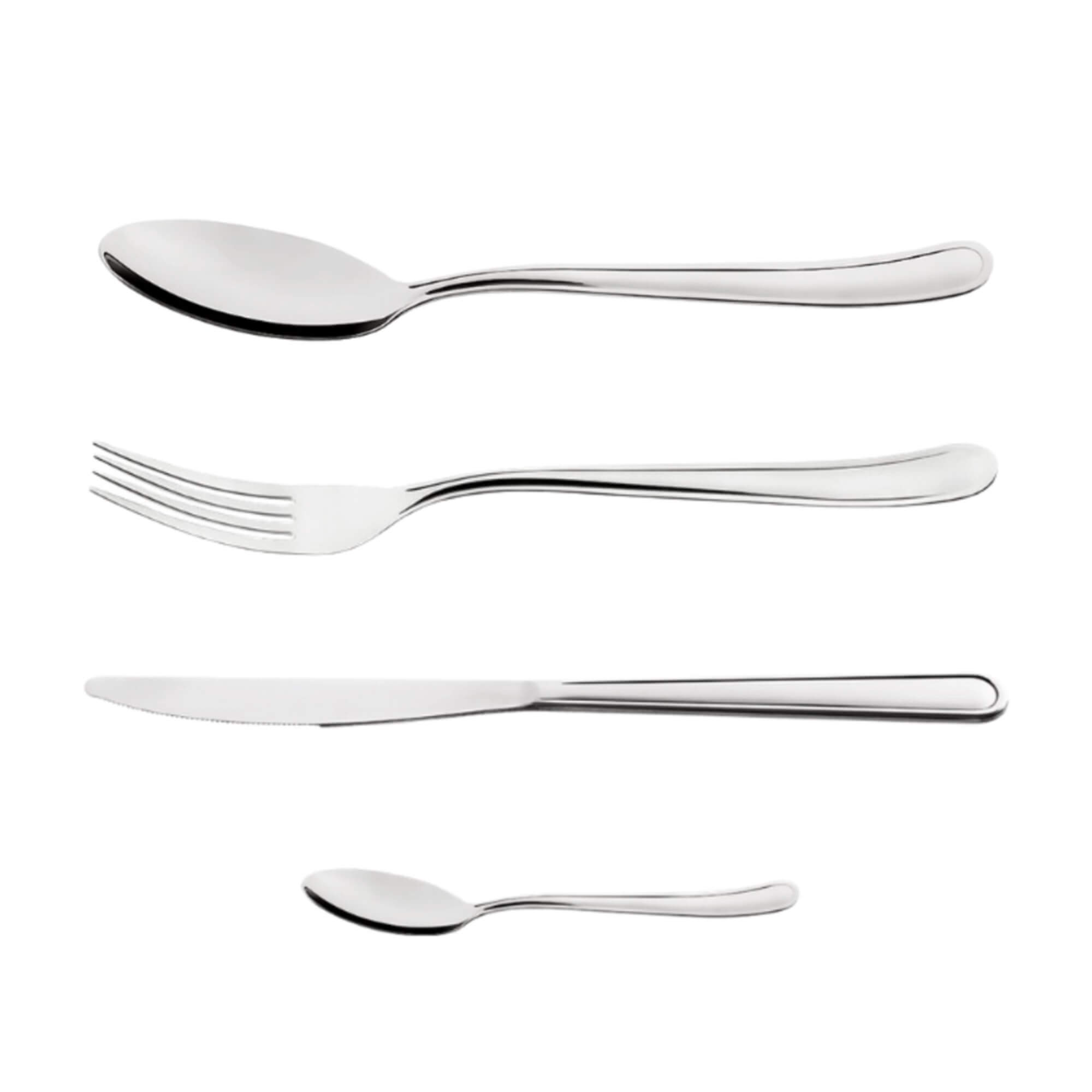 Faqueiro 24 Peças Compacto Siena Inox Brinox - 5109/142