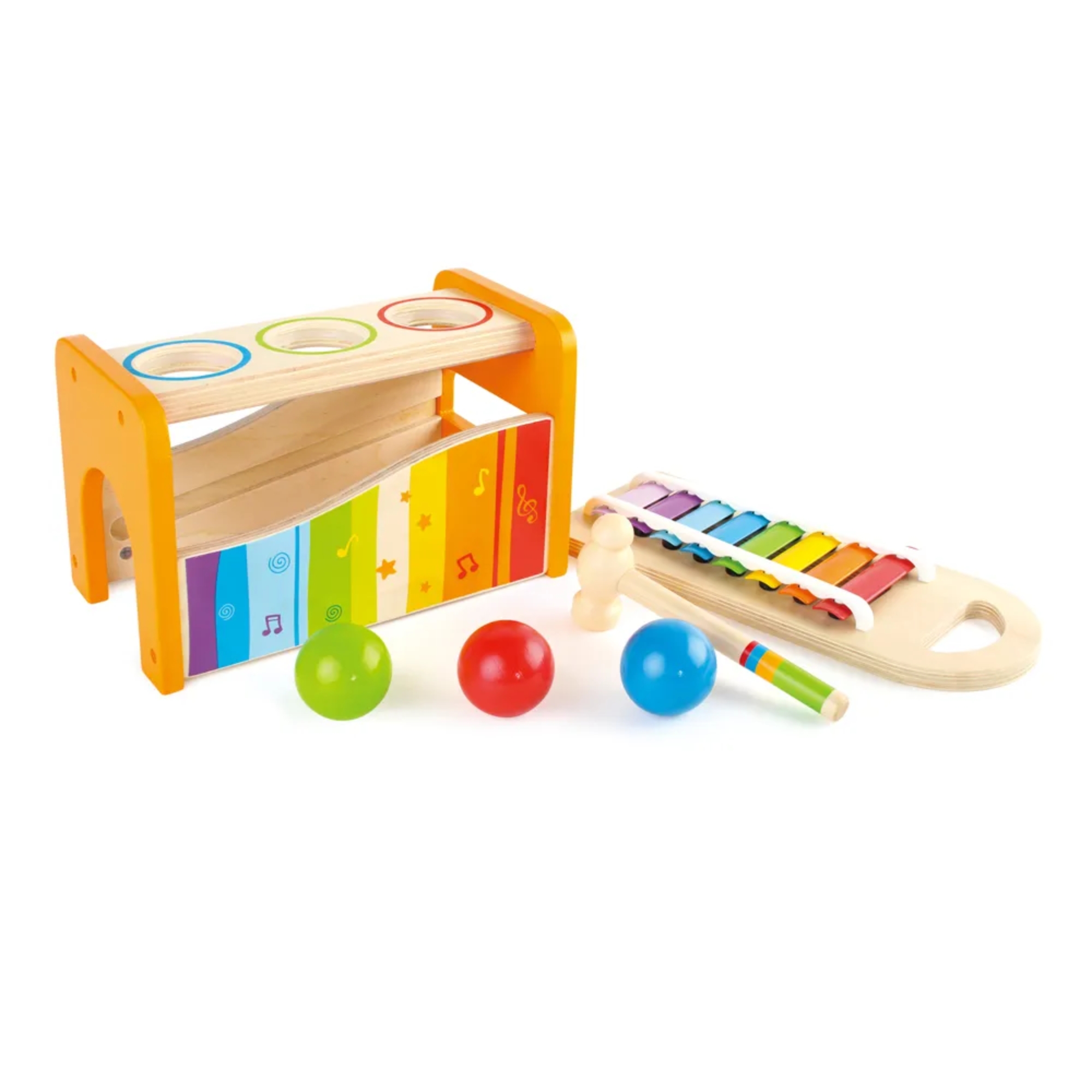 Brinquedo Infantil Bate Pino e Xilofone Musical Hape Xalingo - 98310