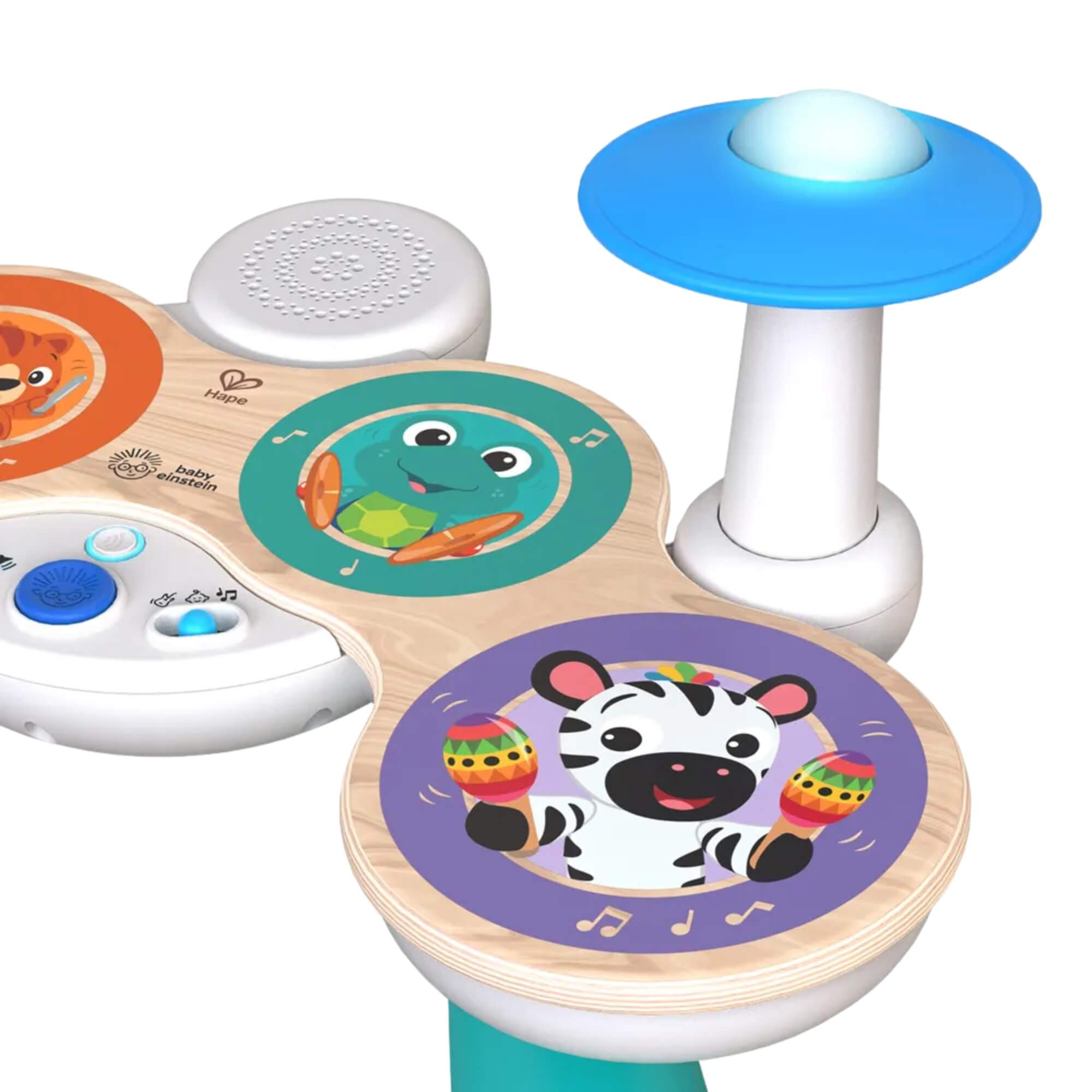 Brinquedo Infantil Conjunto de Bateria Musical Infantil Premium Hape Xalingo - 98287
