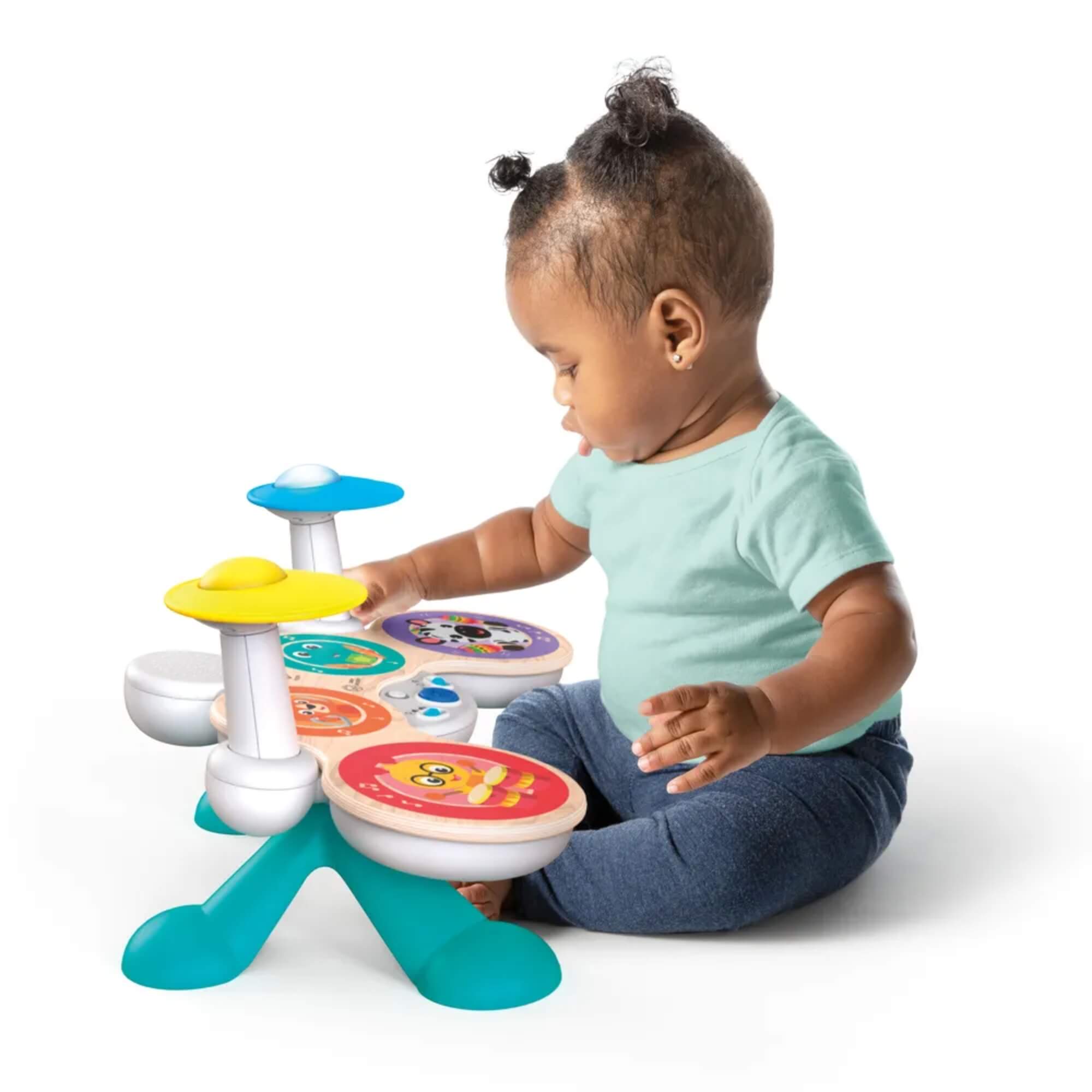 Brinquedo Infantil Conjunto de Bateria Musical Infantil Premium Hape Xalingo - 98287