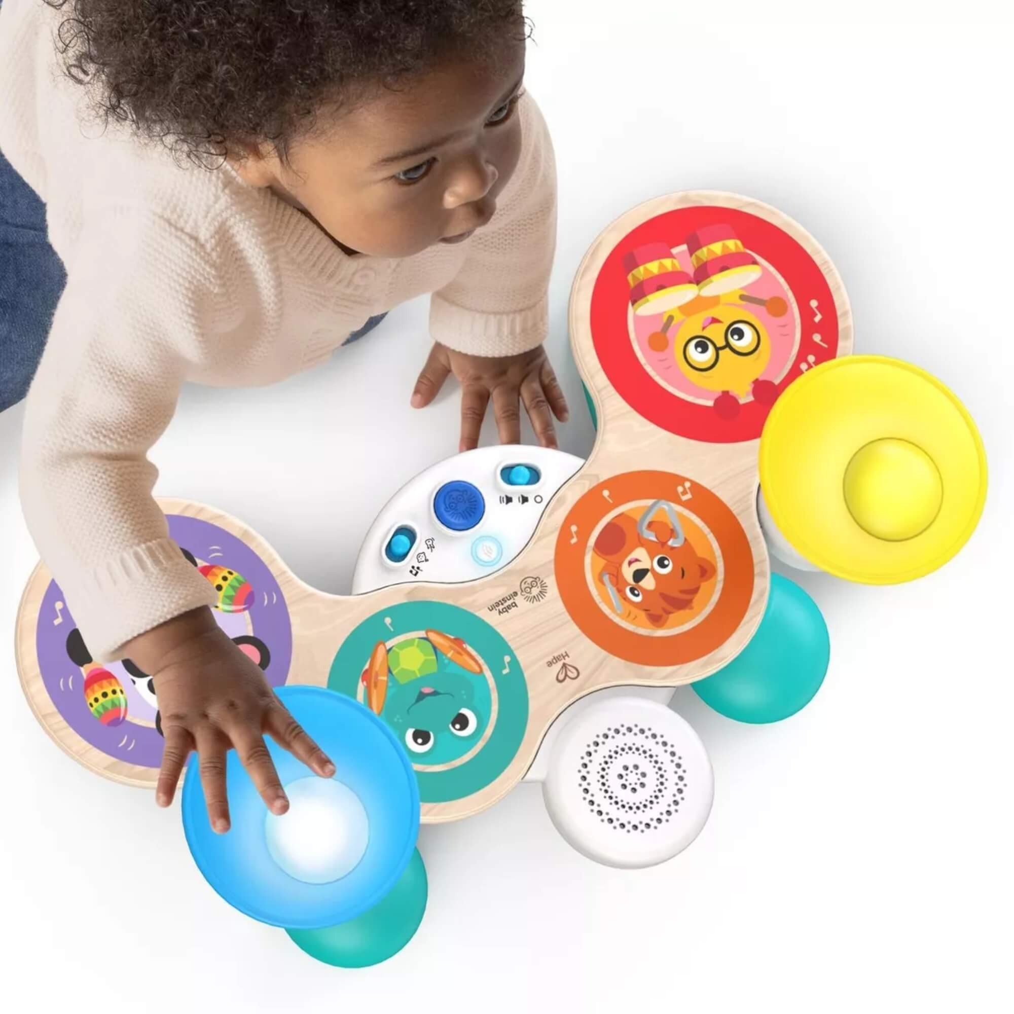 Brinquedo Infantil Conjunto de Bateria Musical Infantil Premium Hape Xalingo - 98287