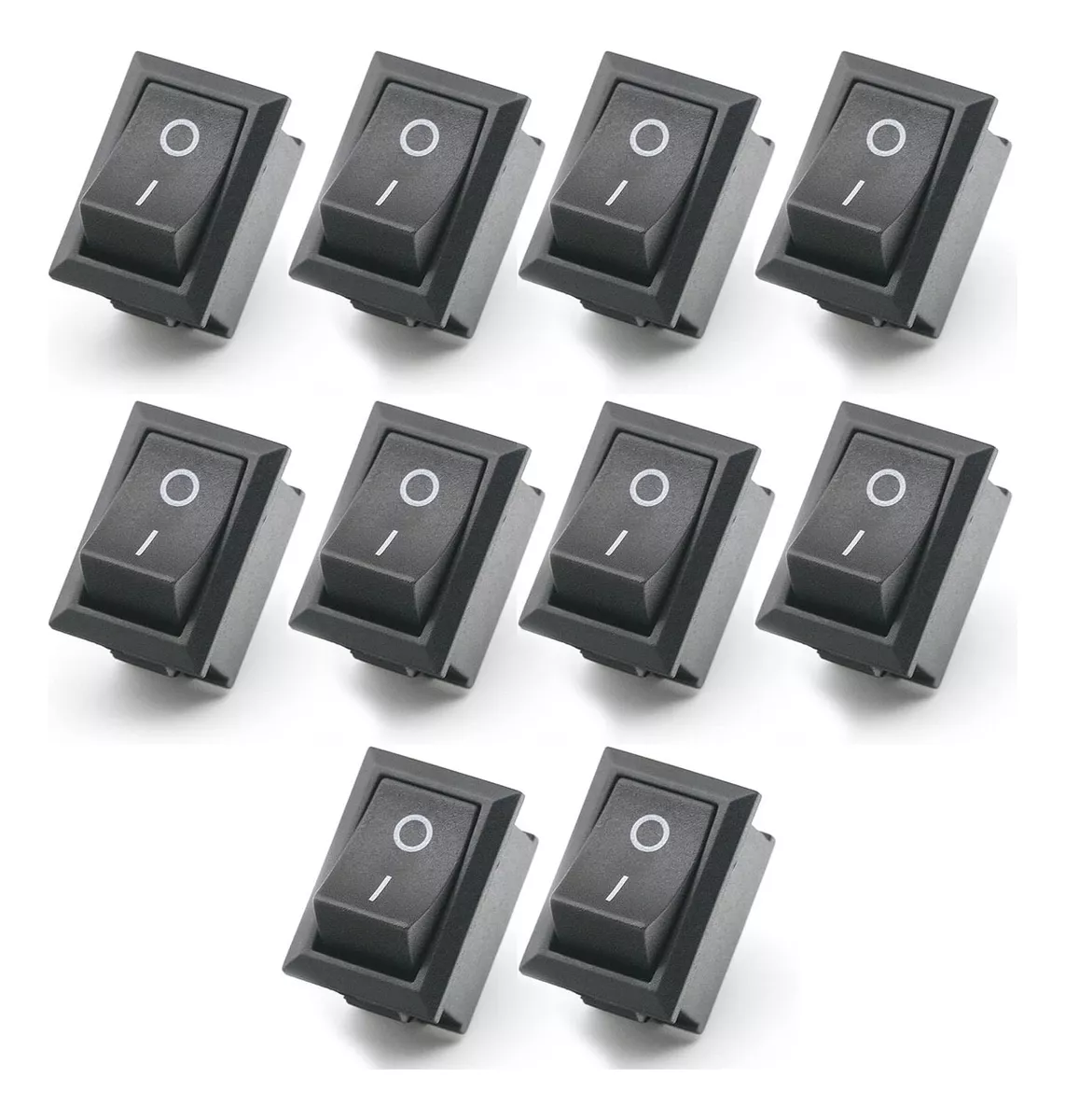 COMP Botão Tic Tac Retangular 10A Tech One - PW-E-0485